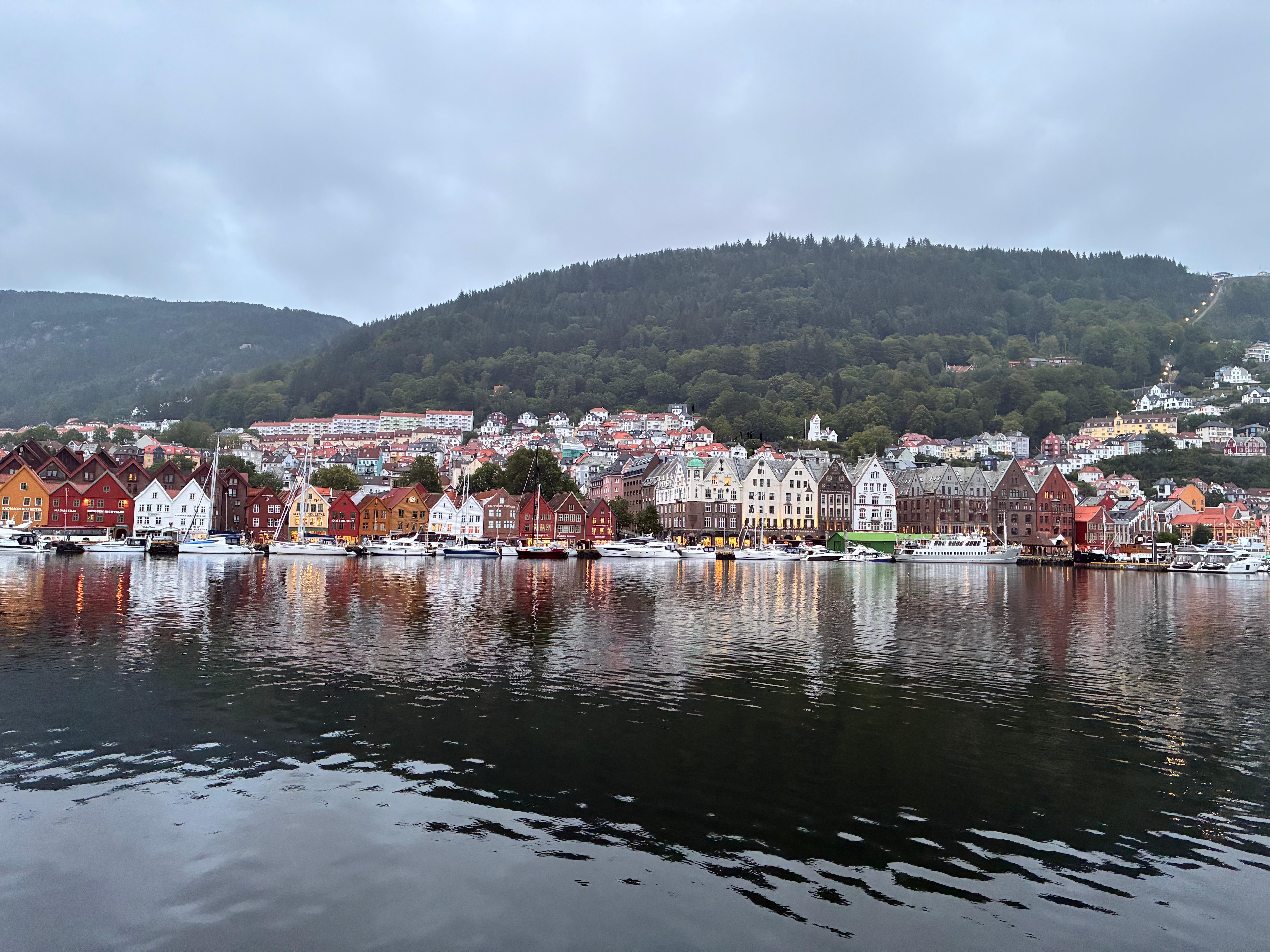 Vue depuis la terrasse du restaurant 