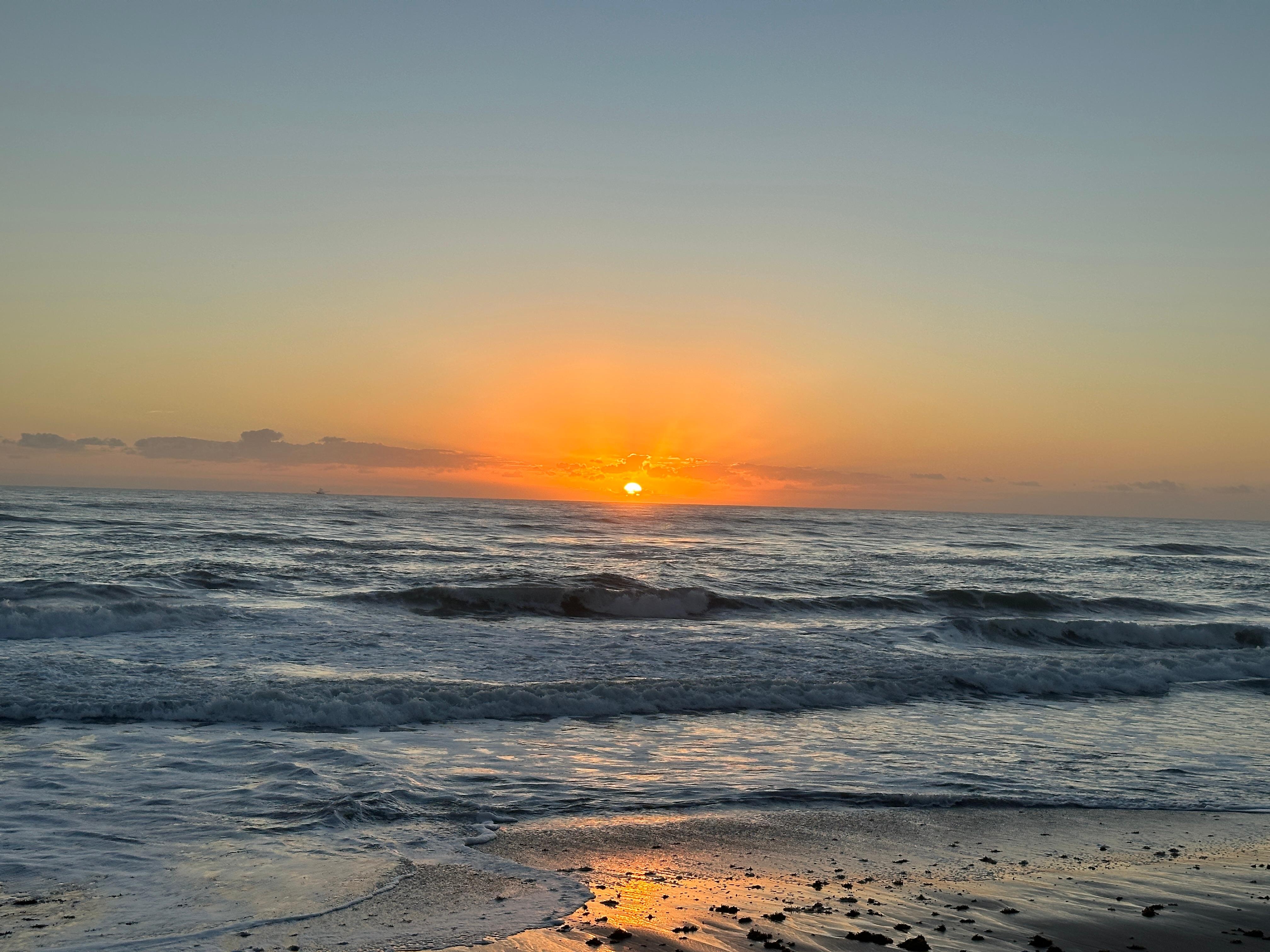 Sunrise just a few steps from the front door. 
