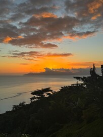 Sunset from the deck.