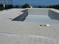 Leerer pool