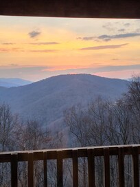 Another view of the mountain from the deck