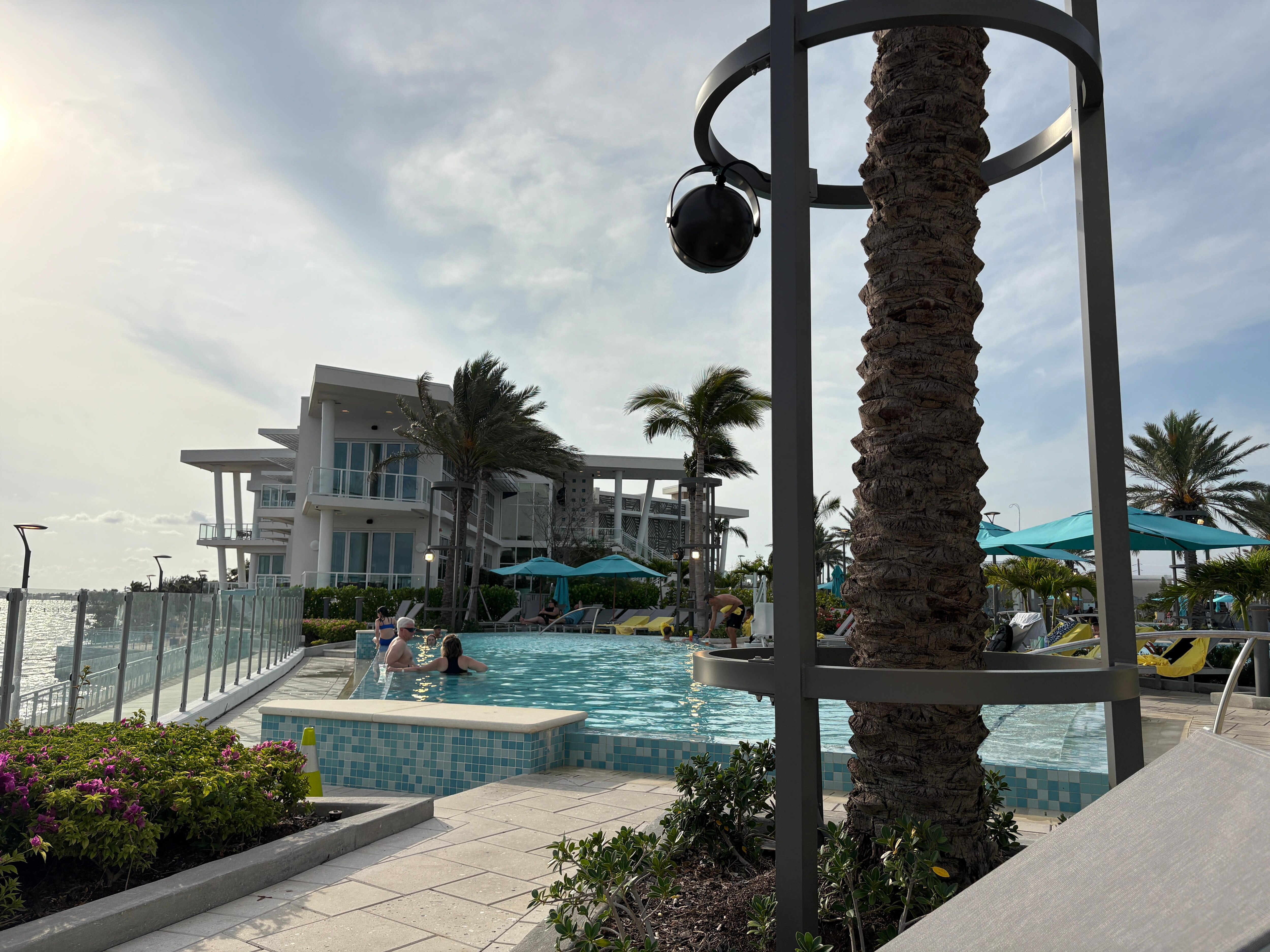 Corner of the huge family-friendly pool