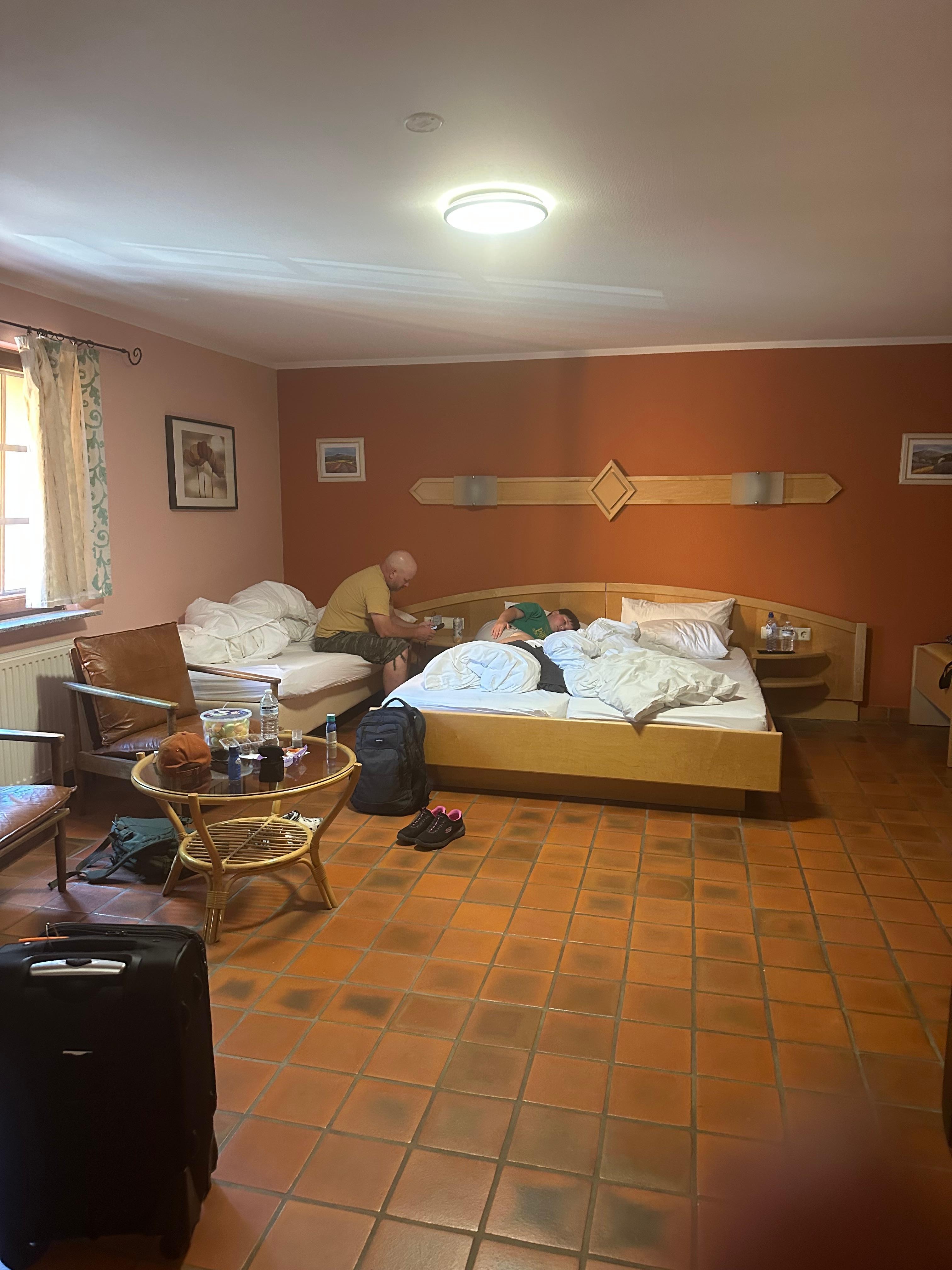 Our bedroom for three.