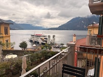 View from the balcony, watching the ferry come and go
