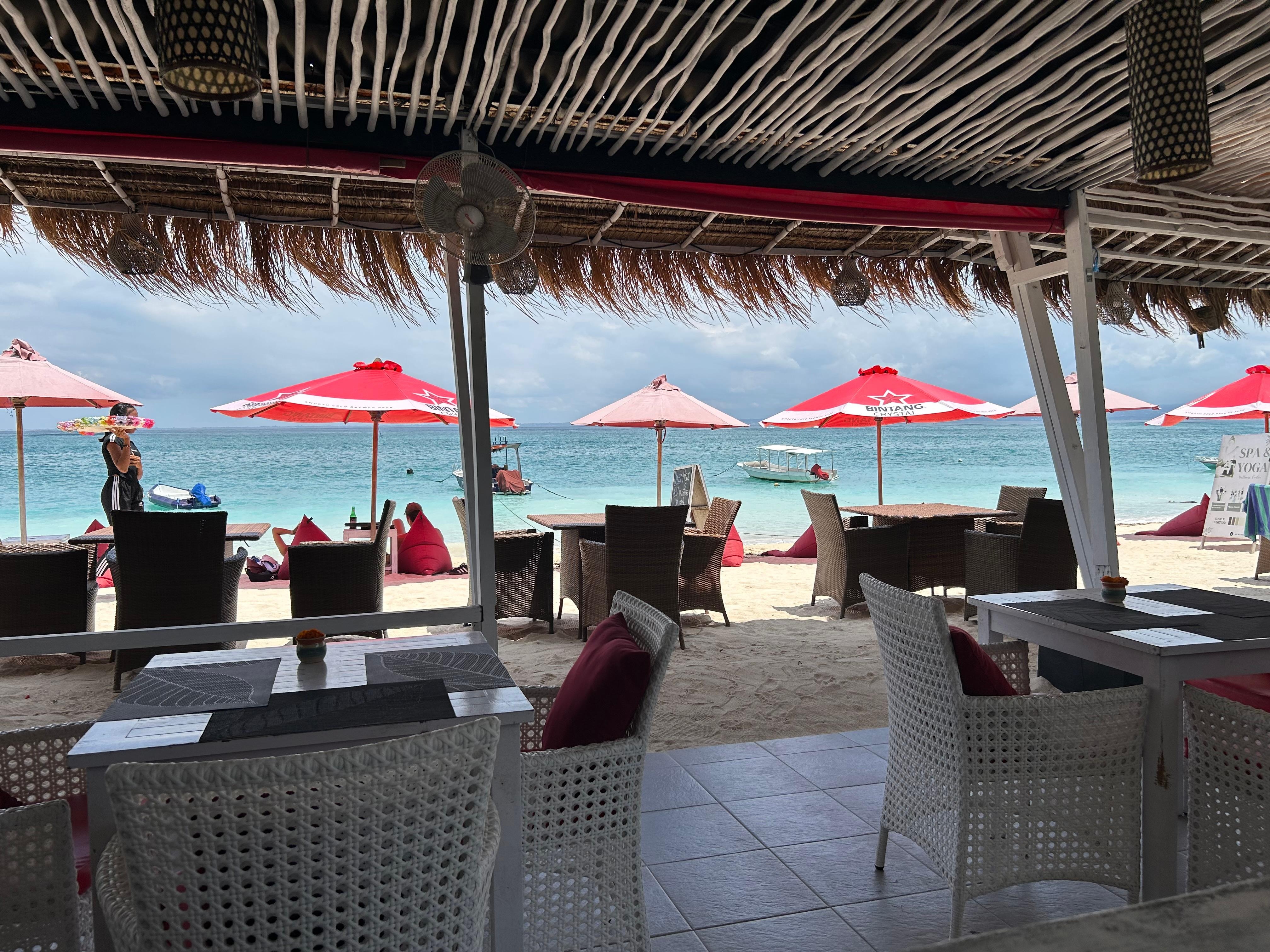 View from restaurant 