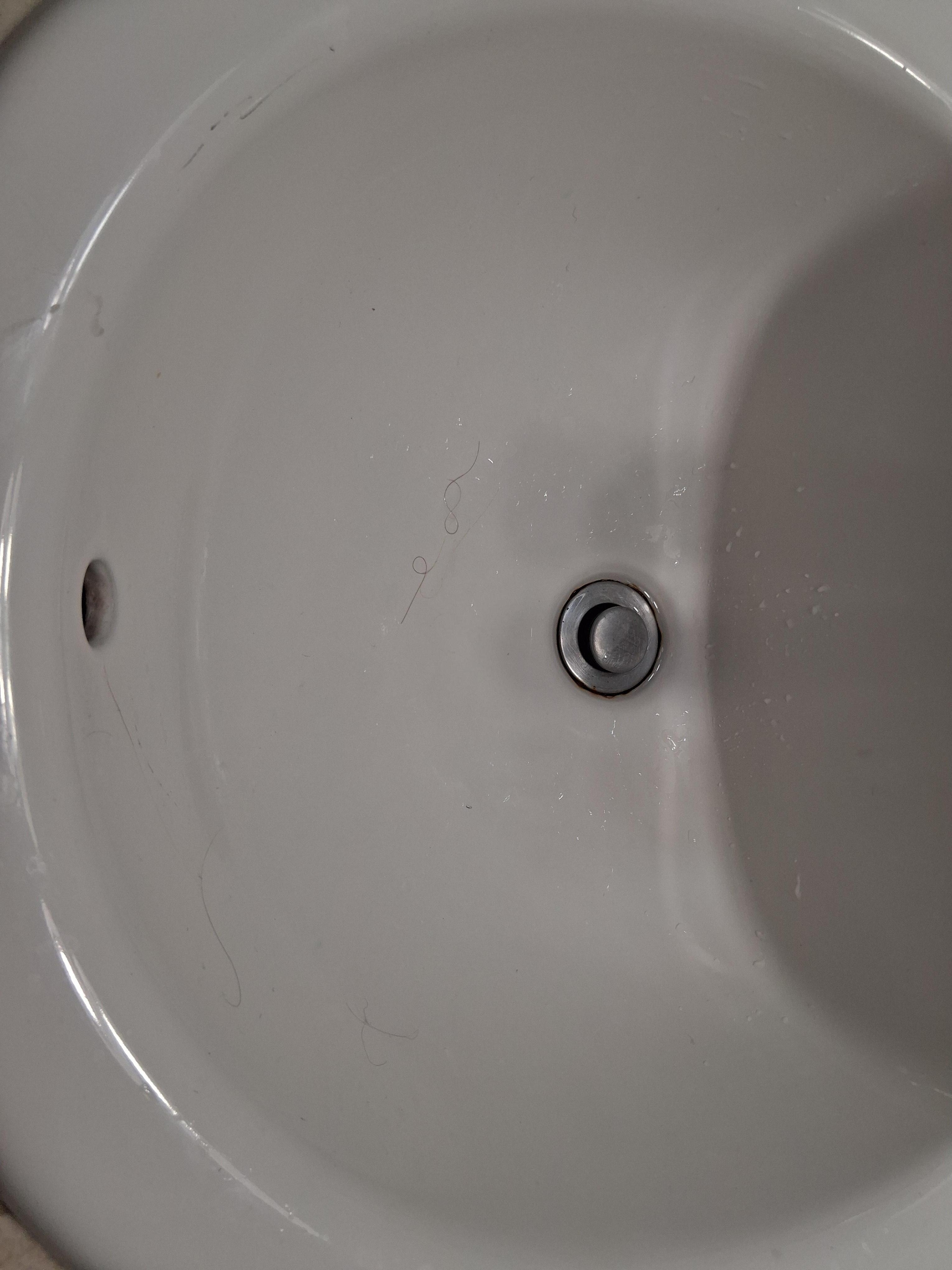 Lil hairs in my sink