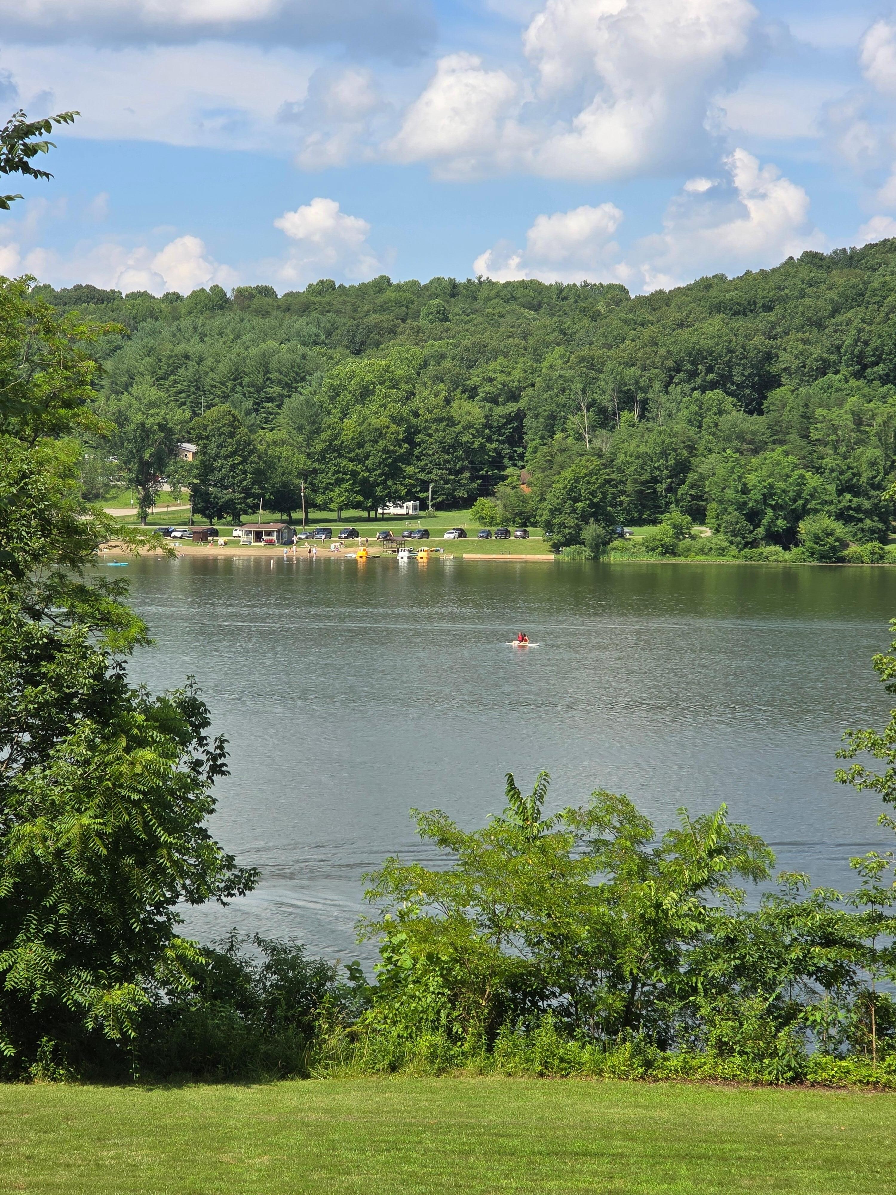 Beautiful scenery of Logan Lake.