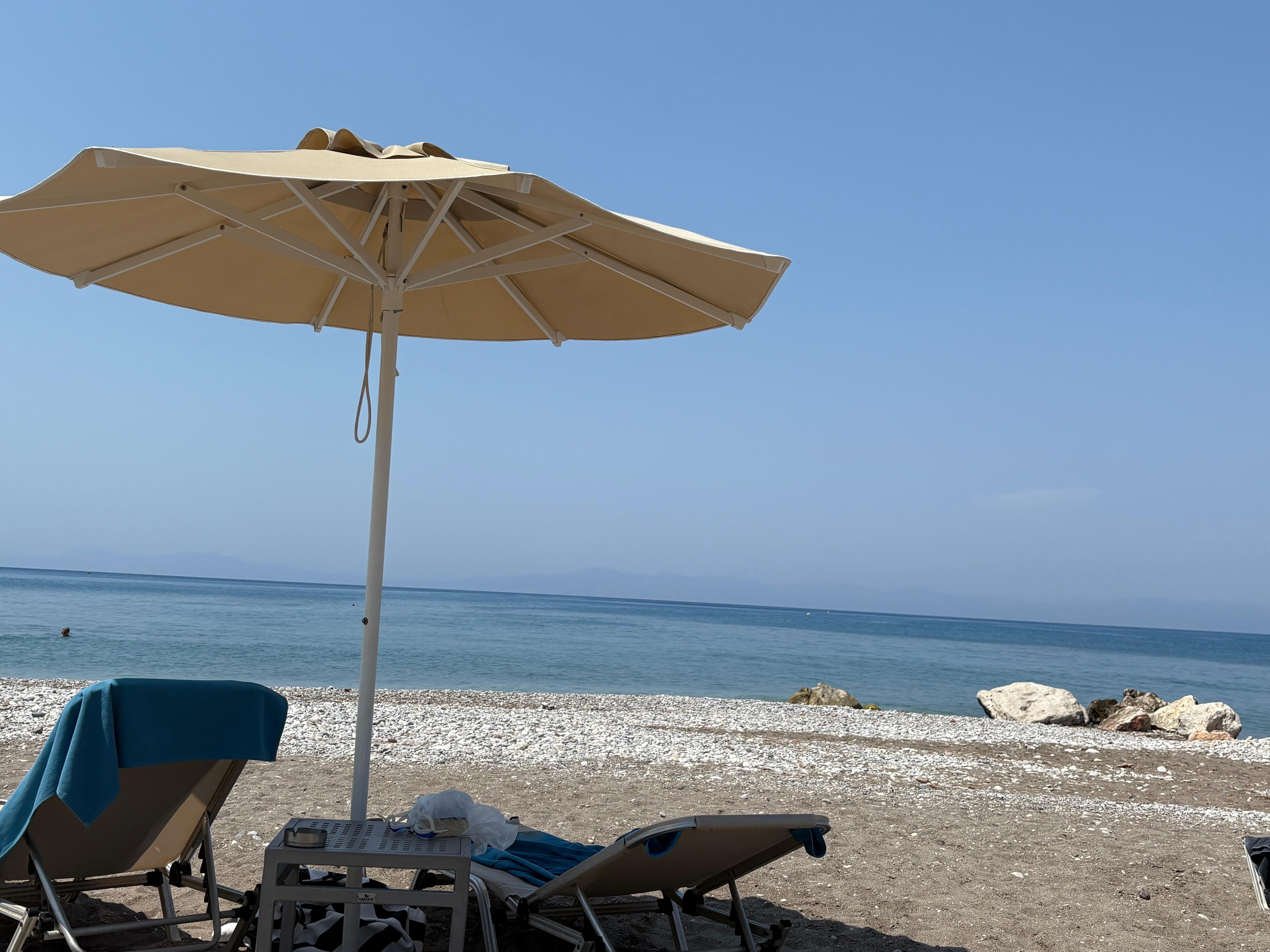 Amus beach, bring beach shoes! 