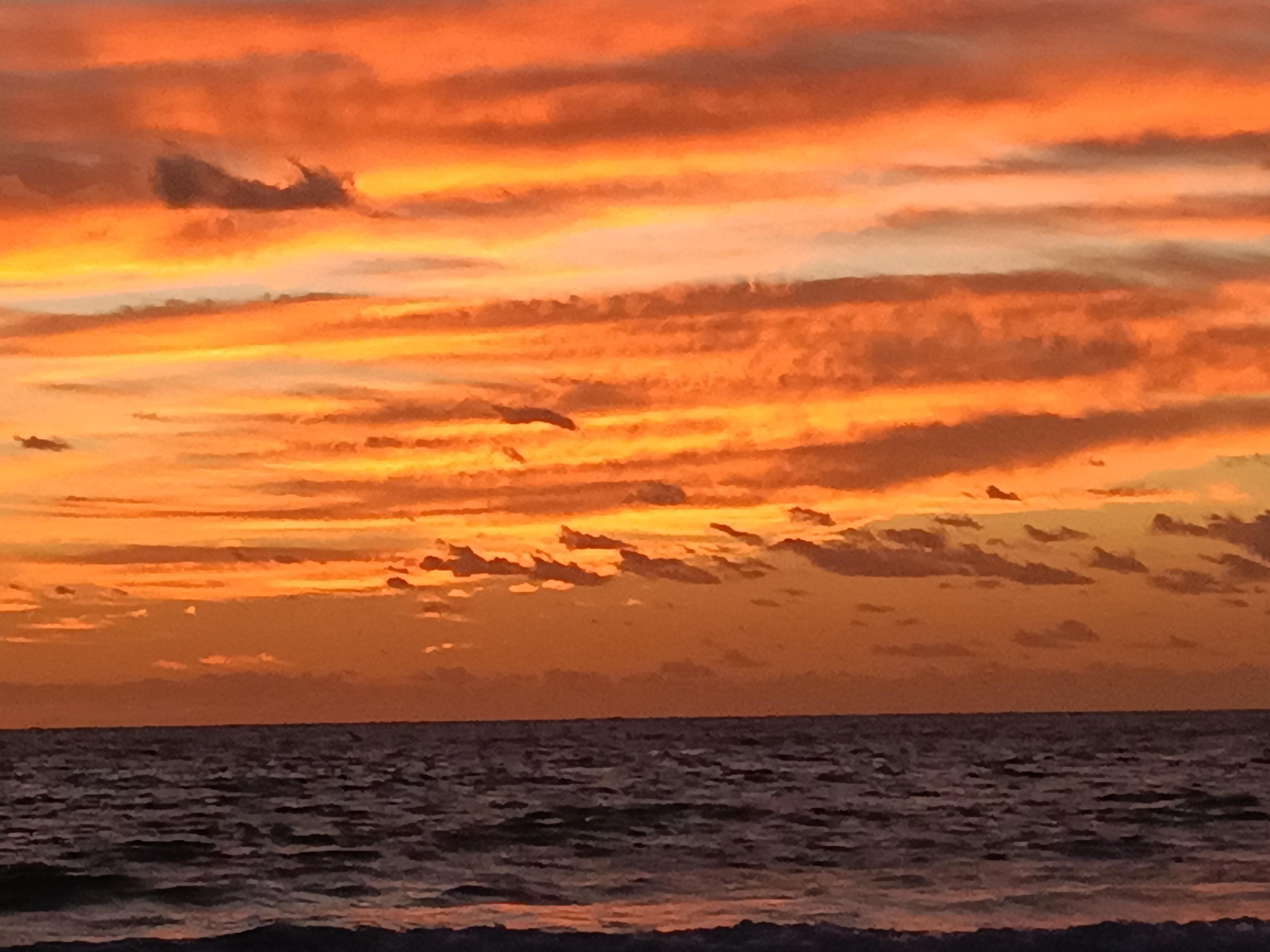 Beautiful sunset at the Valentin Imperial 