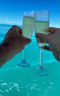 Cheers to the 2 year anniversary on the beach