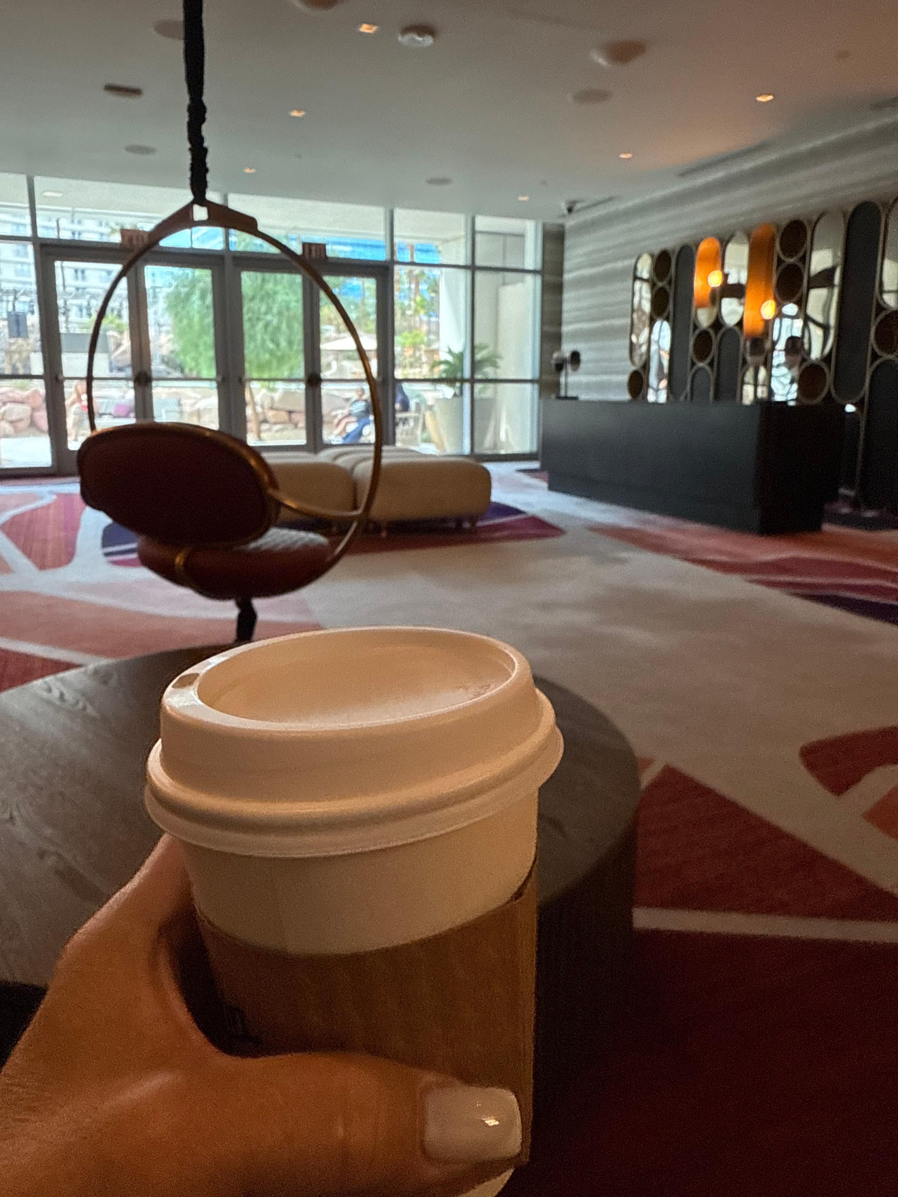 Lobby, great view, beautifully designed