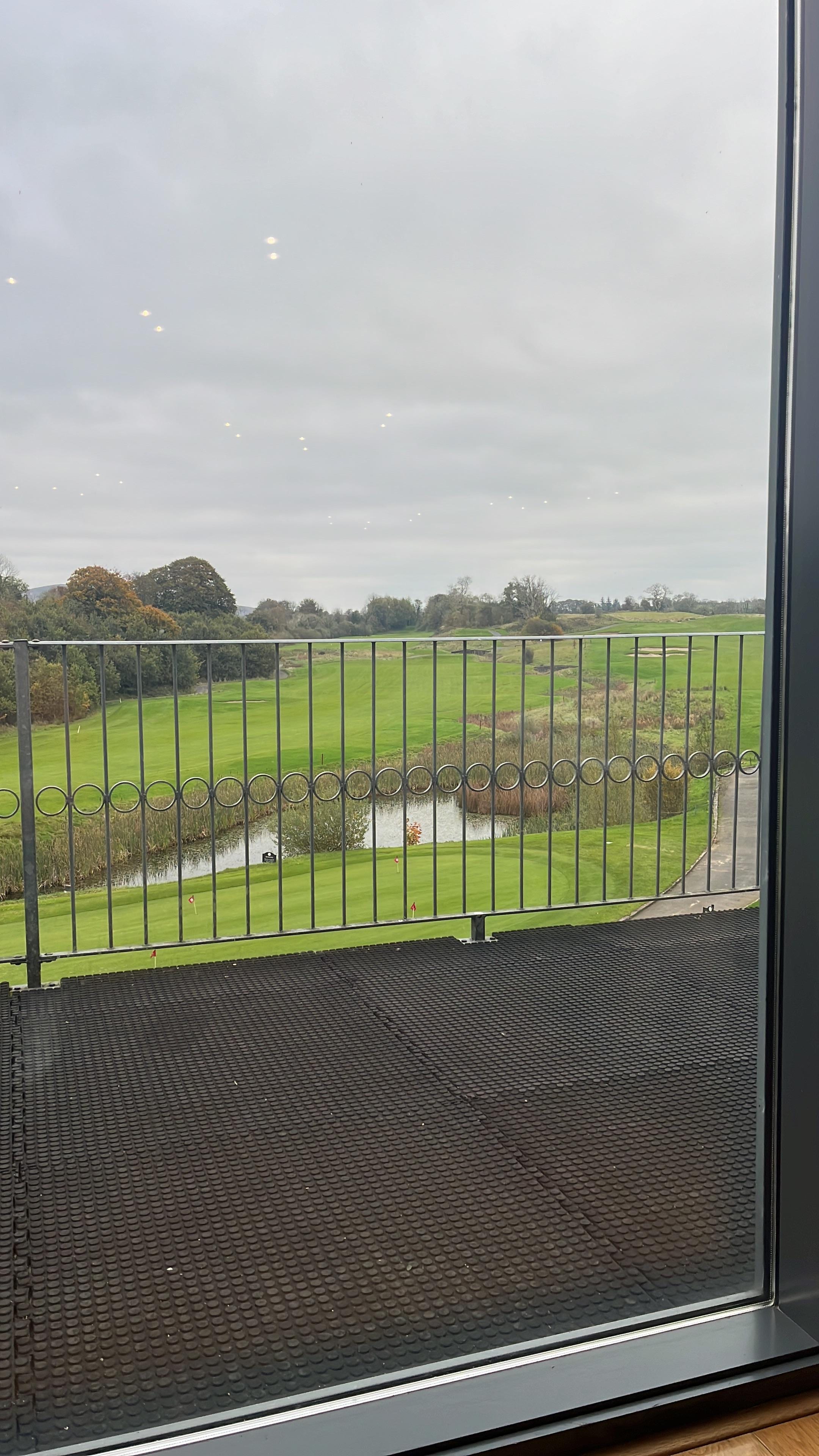 View from the breakfast table 