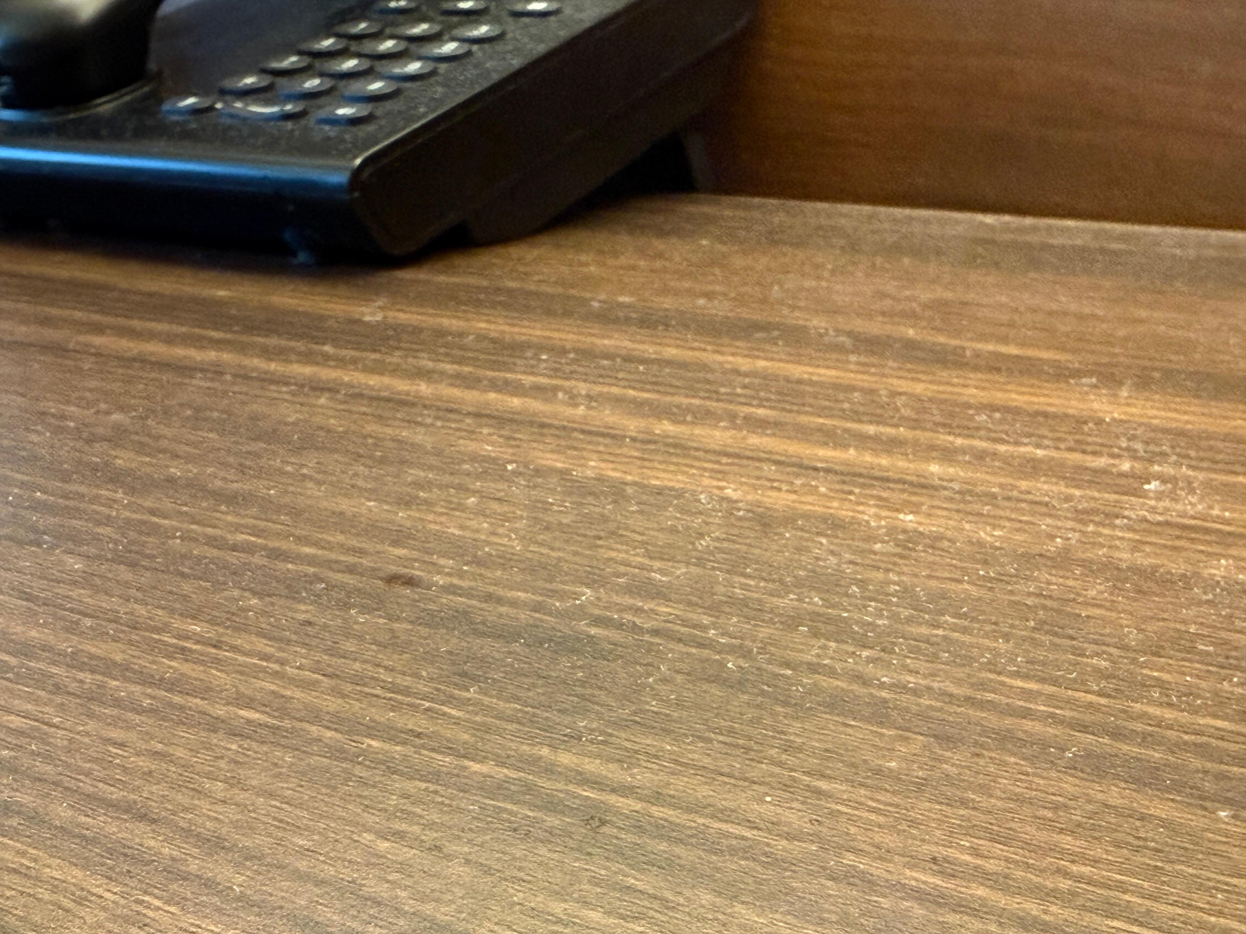 Dust covering everything; refused to provide cleaning services.  