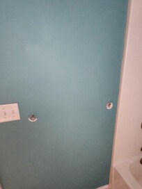 No towel rod