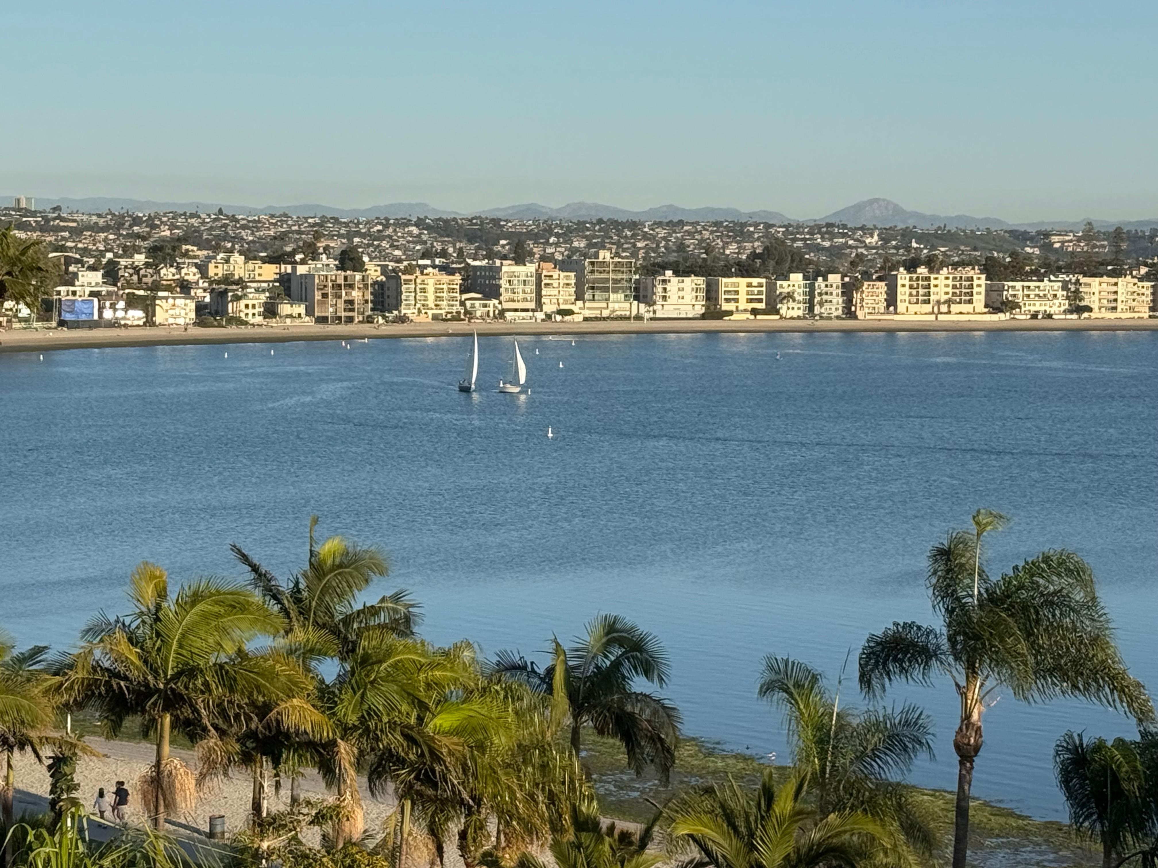 View from our balcony