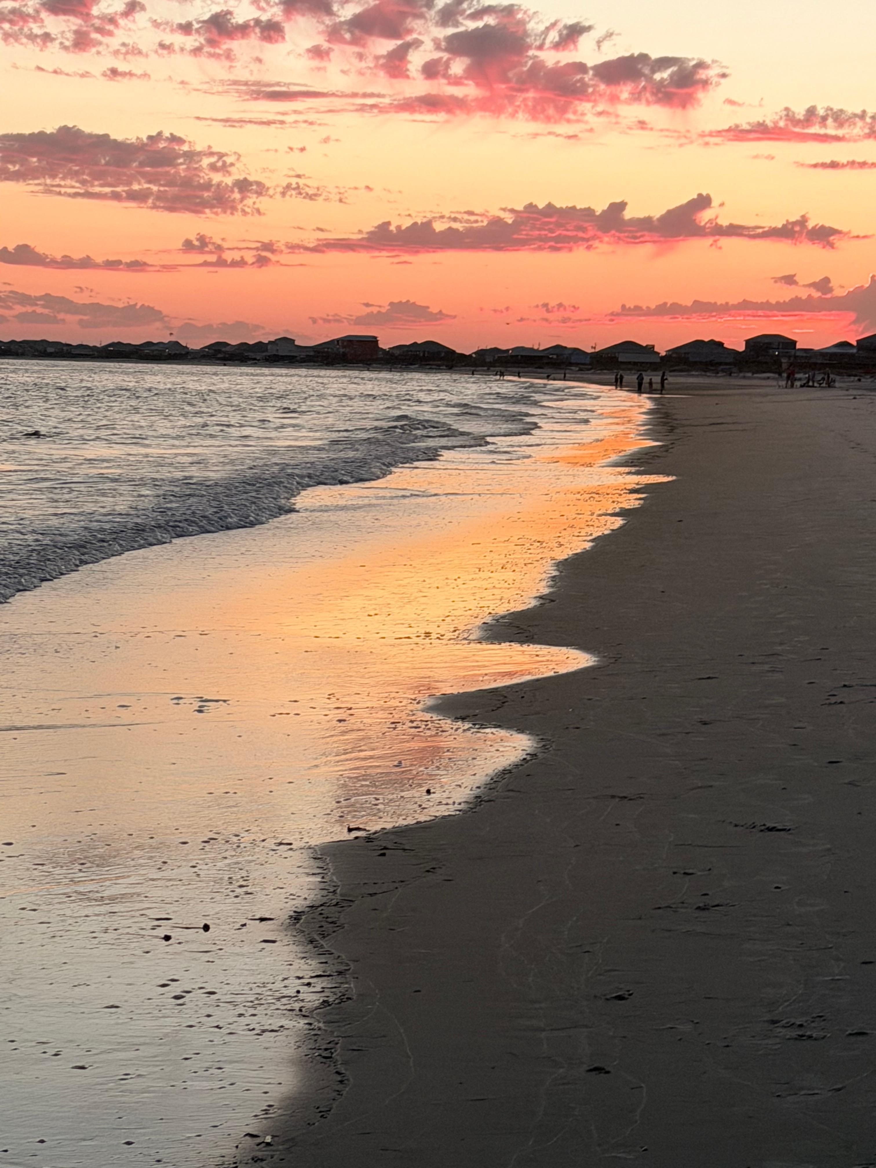 Gorgeous beach sunset