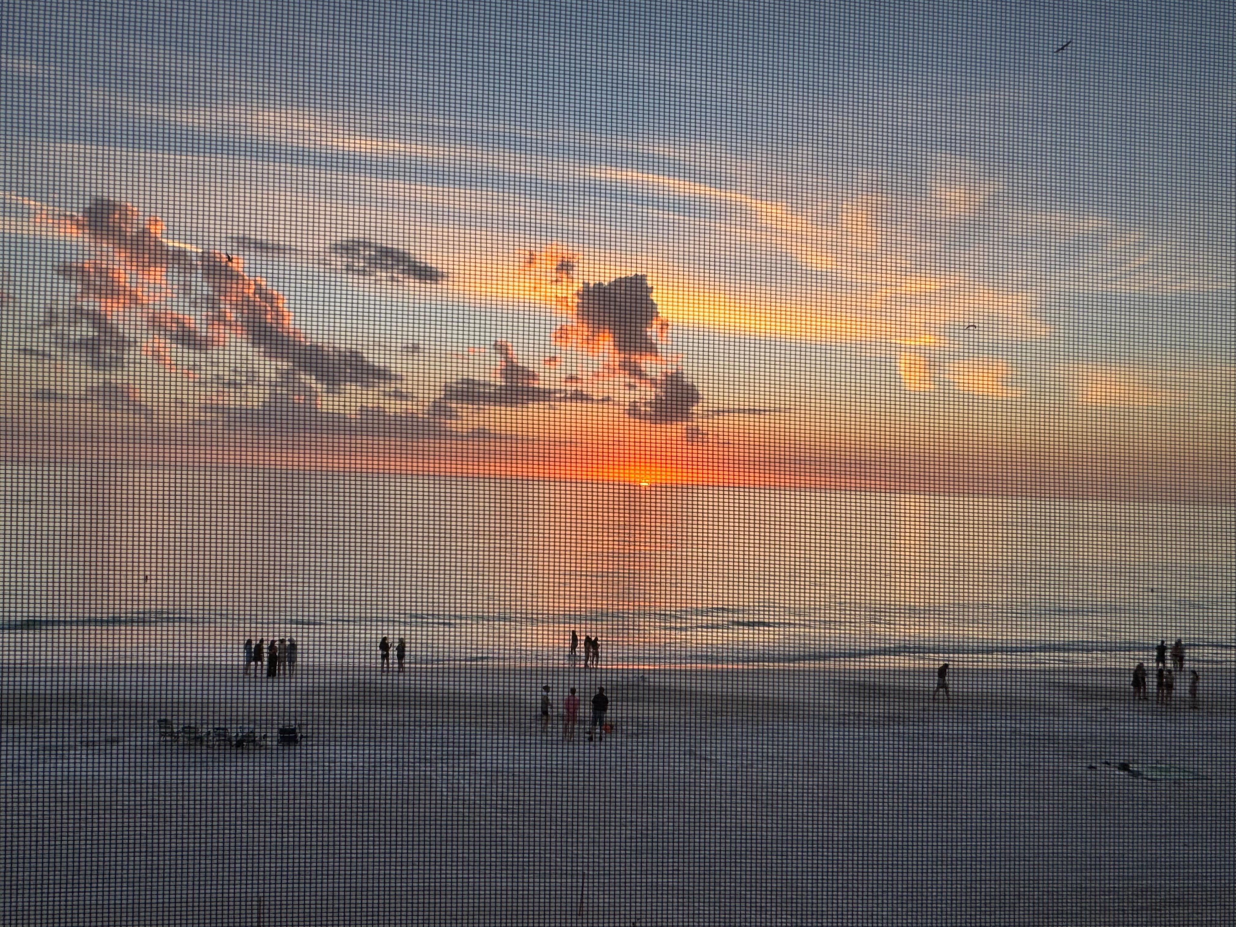 Sunset view from the patio