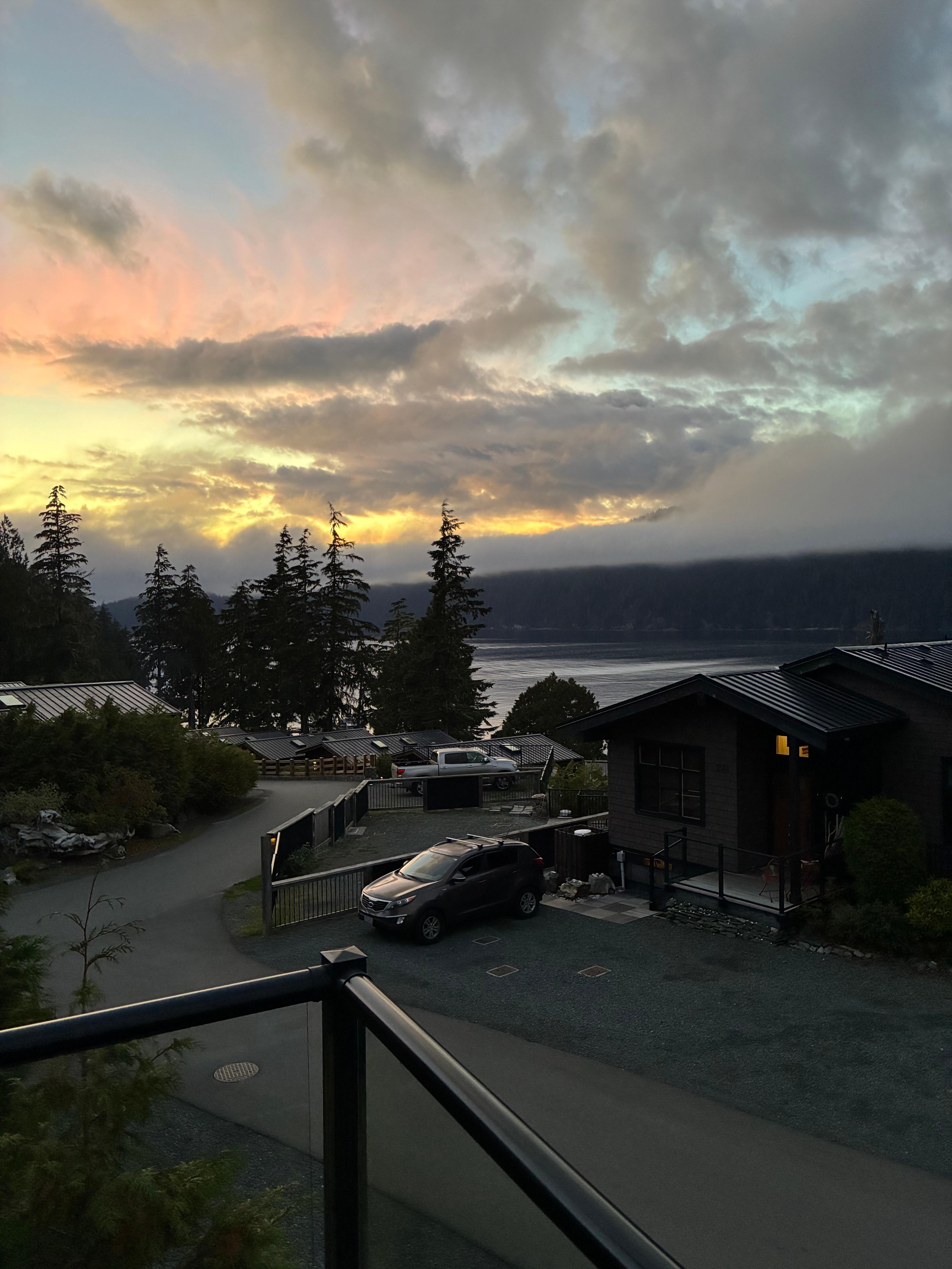 Sunset from our patio