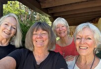 And four women with one bath. Yep we managed well.