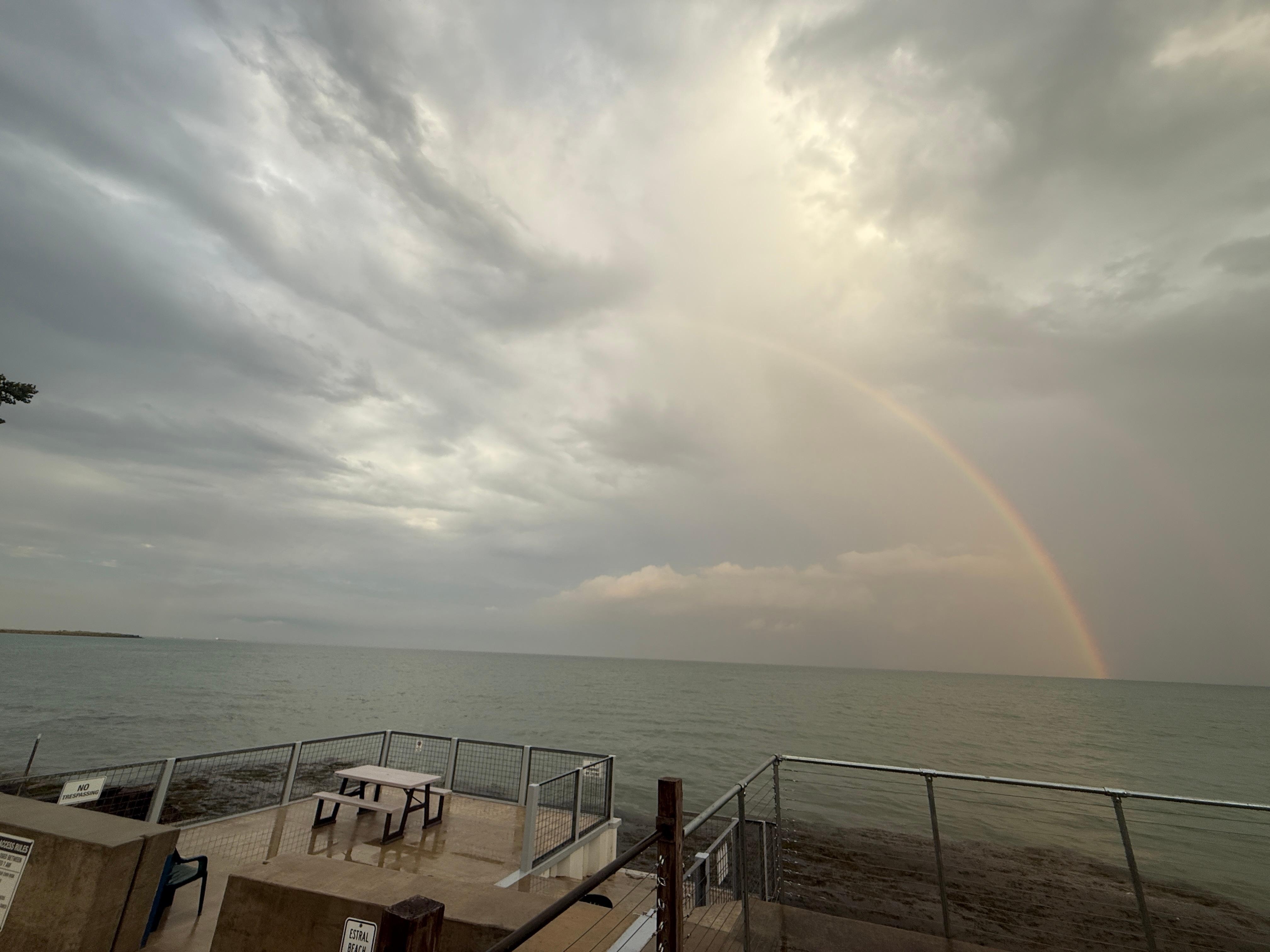 View from the back porch.  