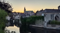 By the river