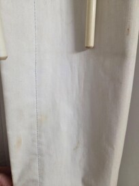 Stained window curtains