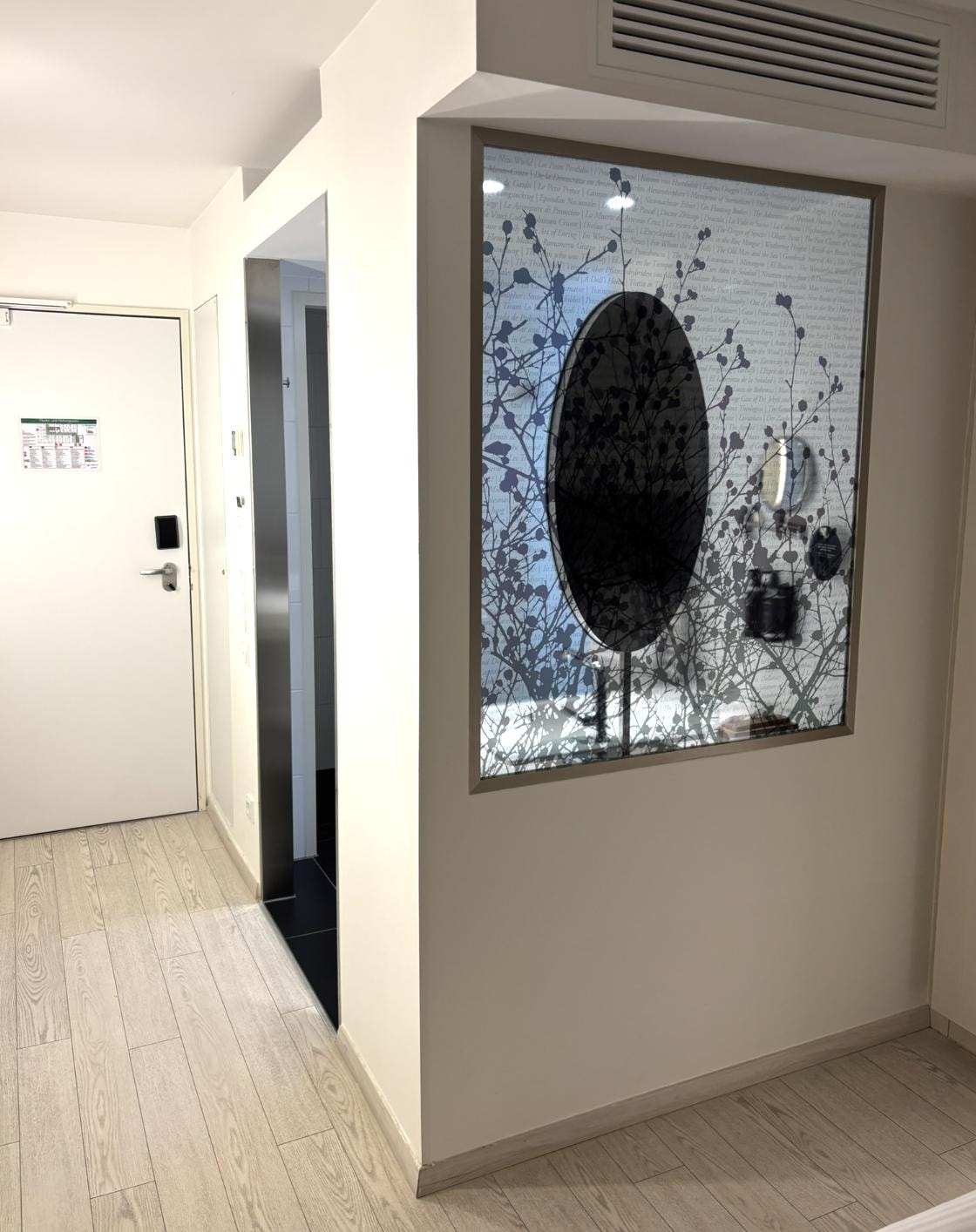 View of bathroom from bedroom