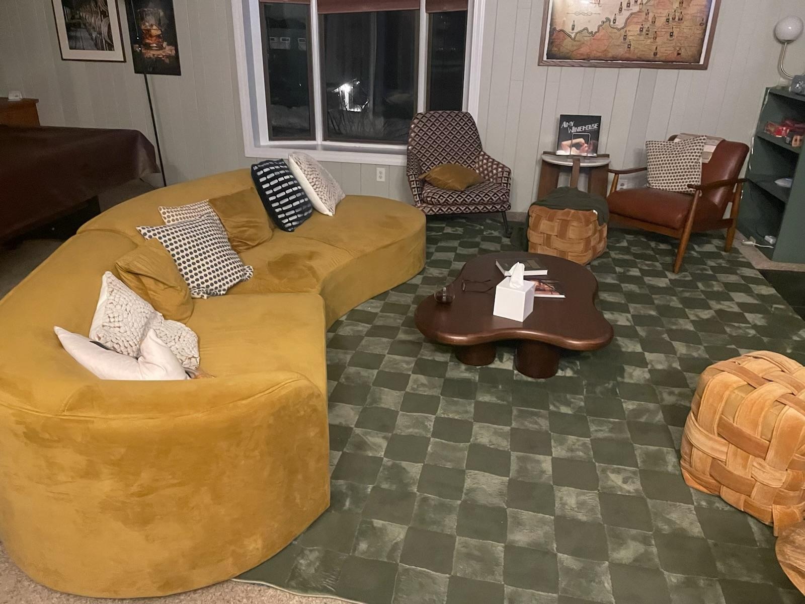 Such a nice family room! 