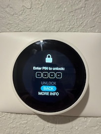 Asking for code. No option to move temperature without it