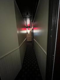 Narrow hallway