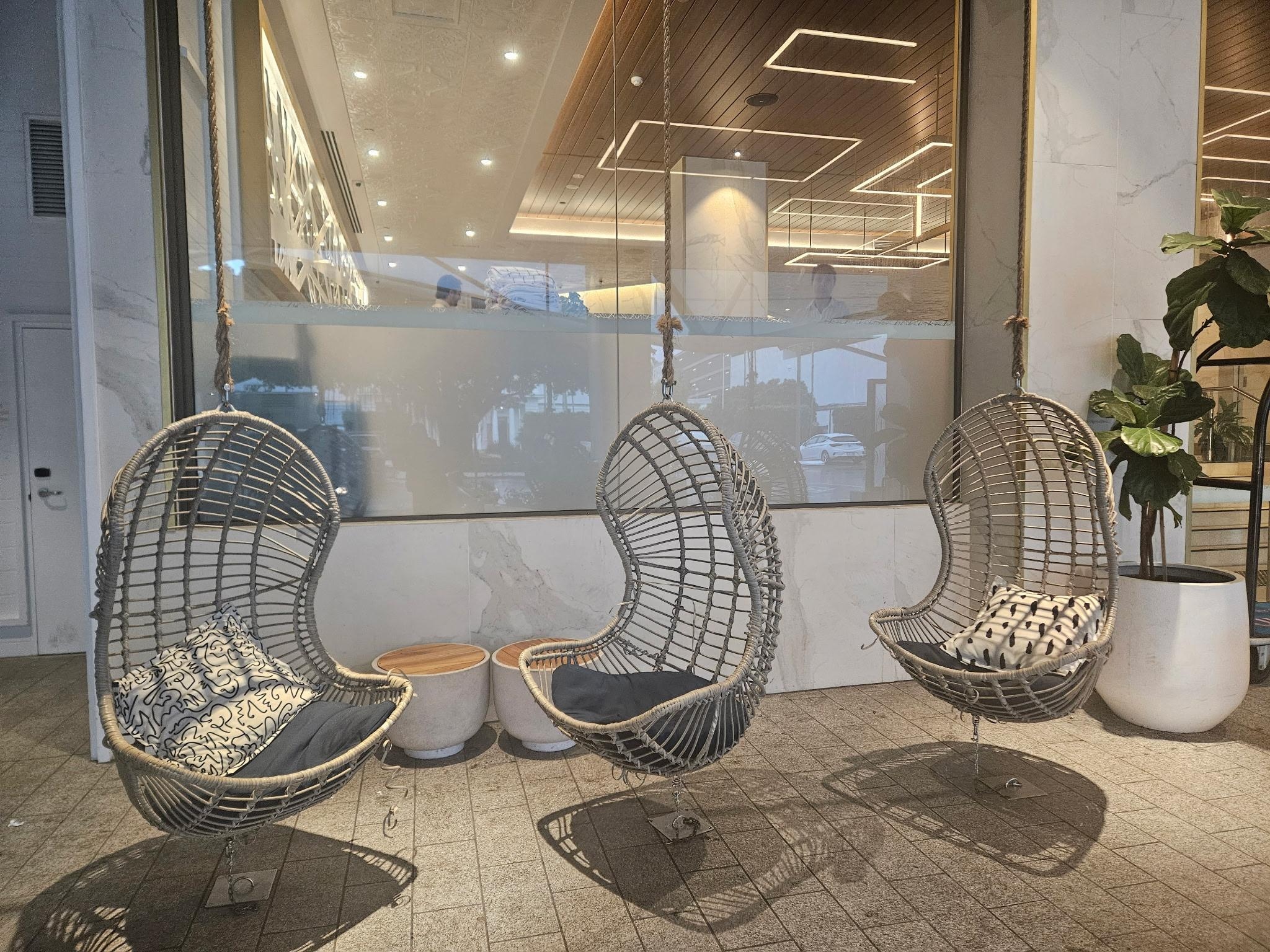 Front of Crystalbrook to chill & swing 