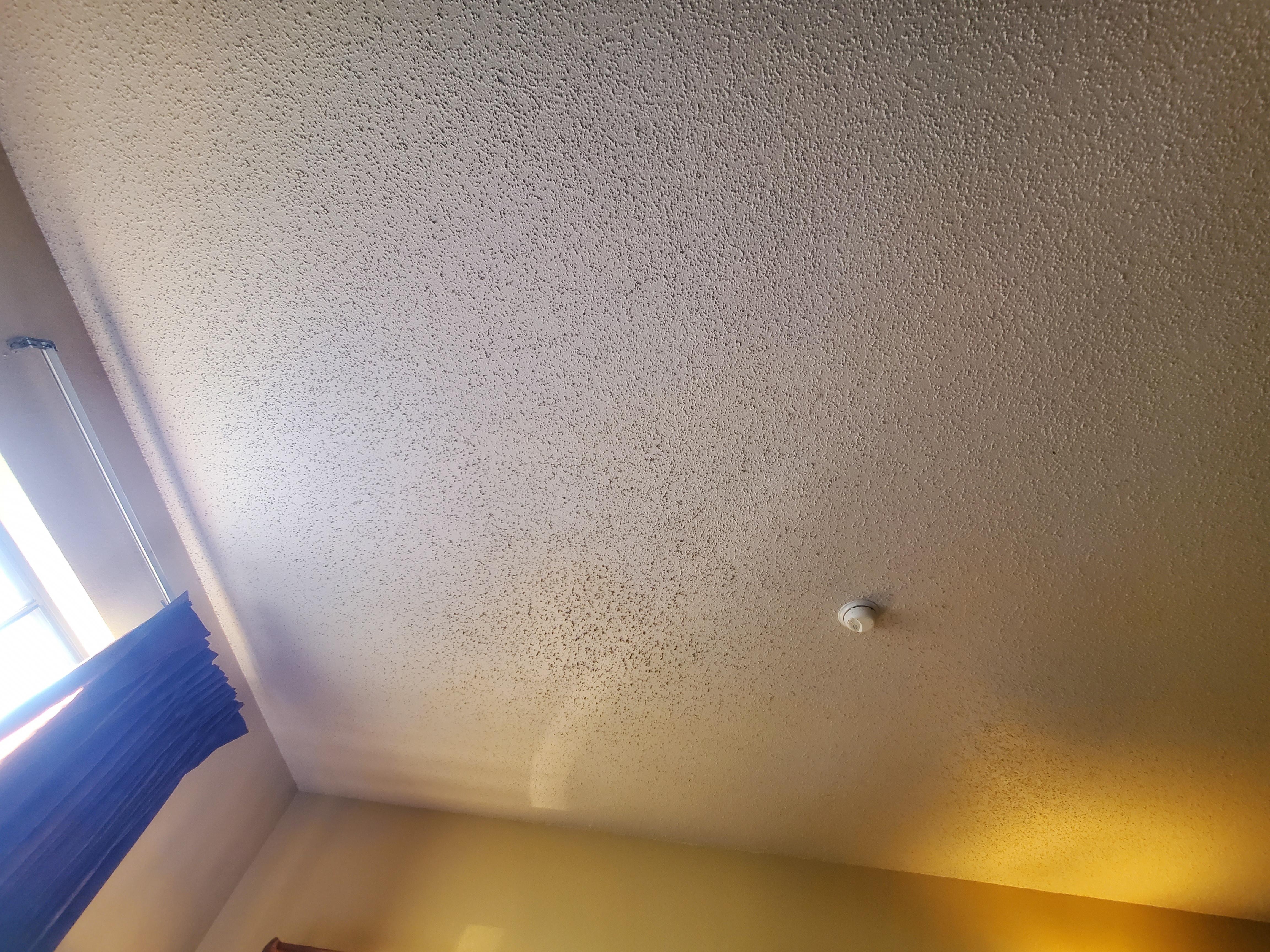 Ceiling burn marks