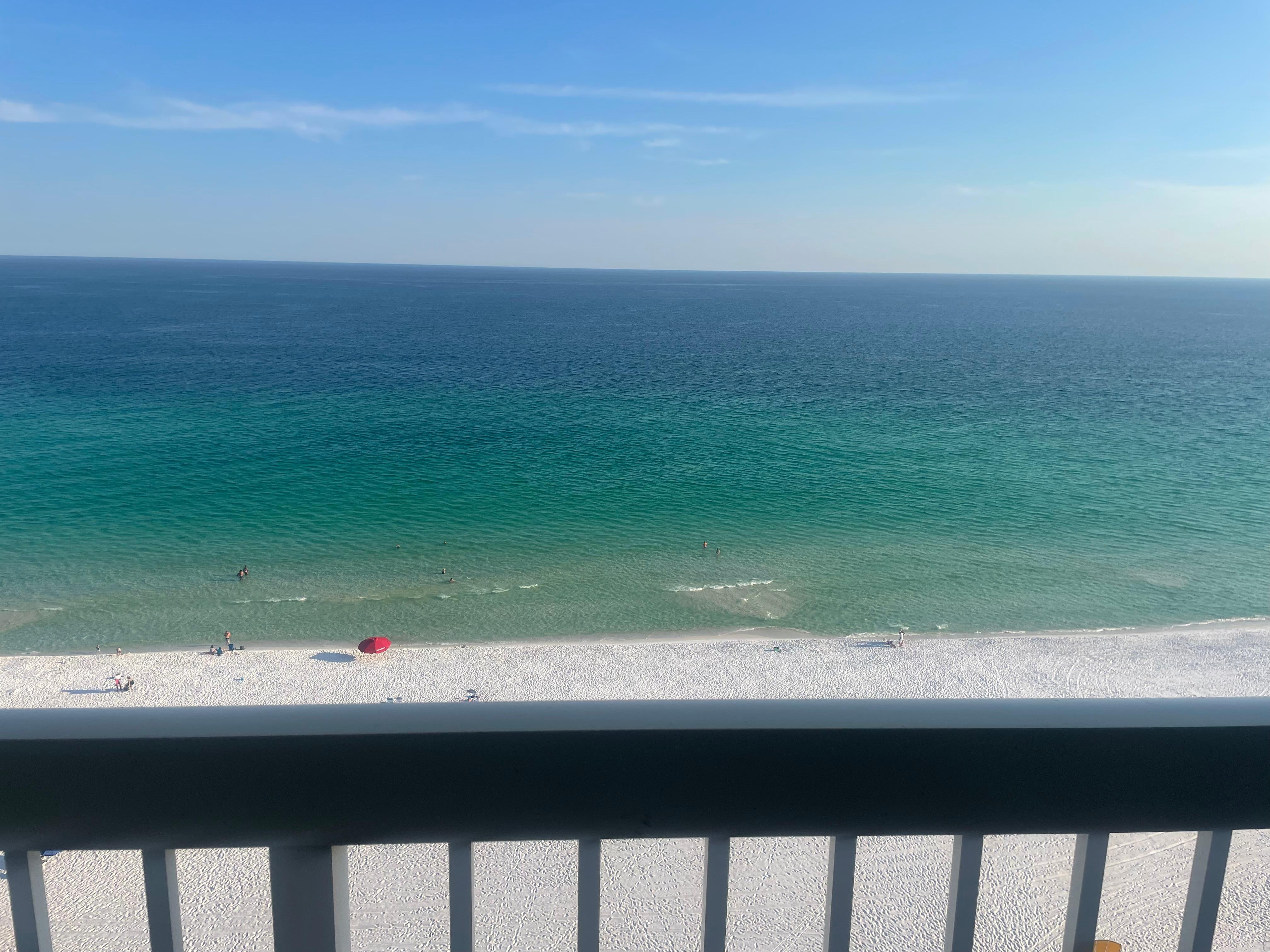 I could stay on the balcony all day. Bring the binoculars to see all ocean creatures passing by.