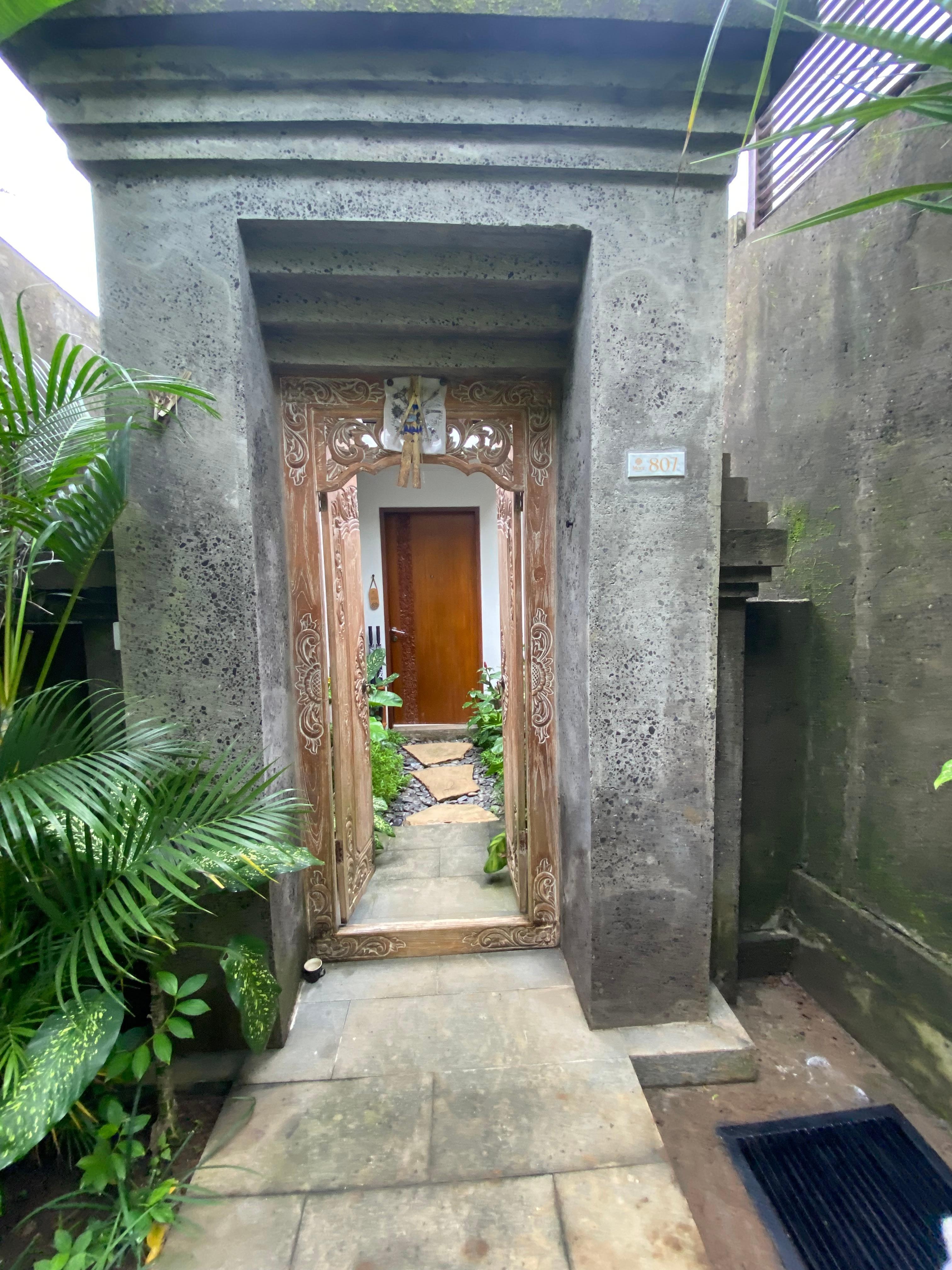 Our door to our room