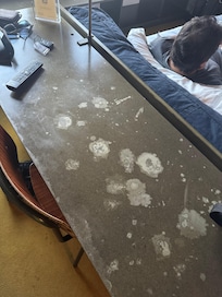 blotchy furniture