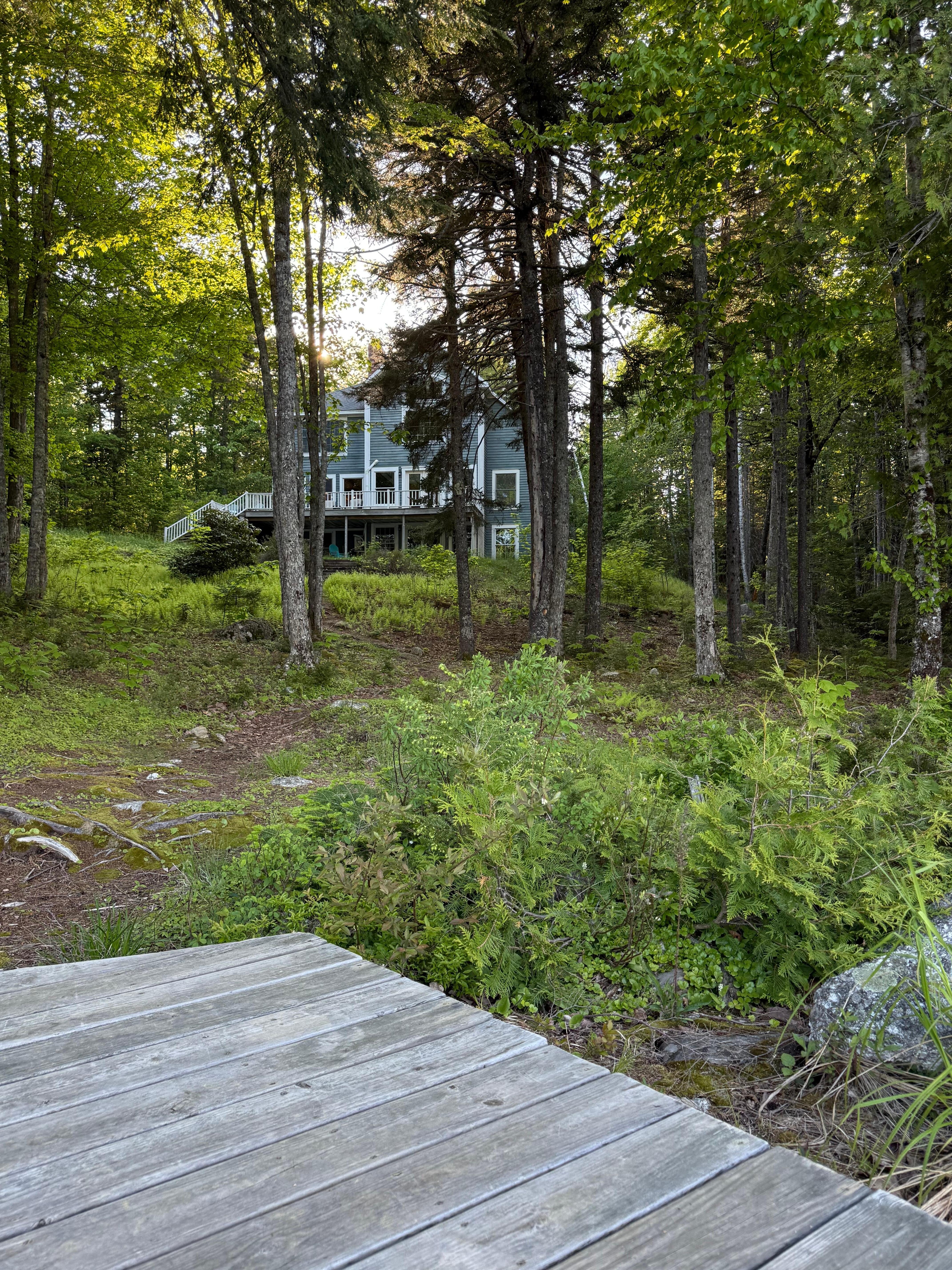 House view from the dock