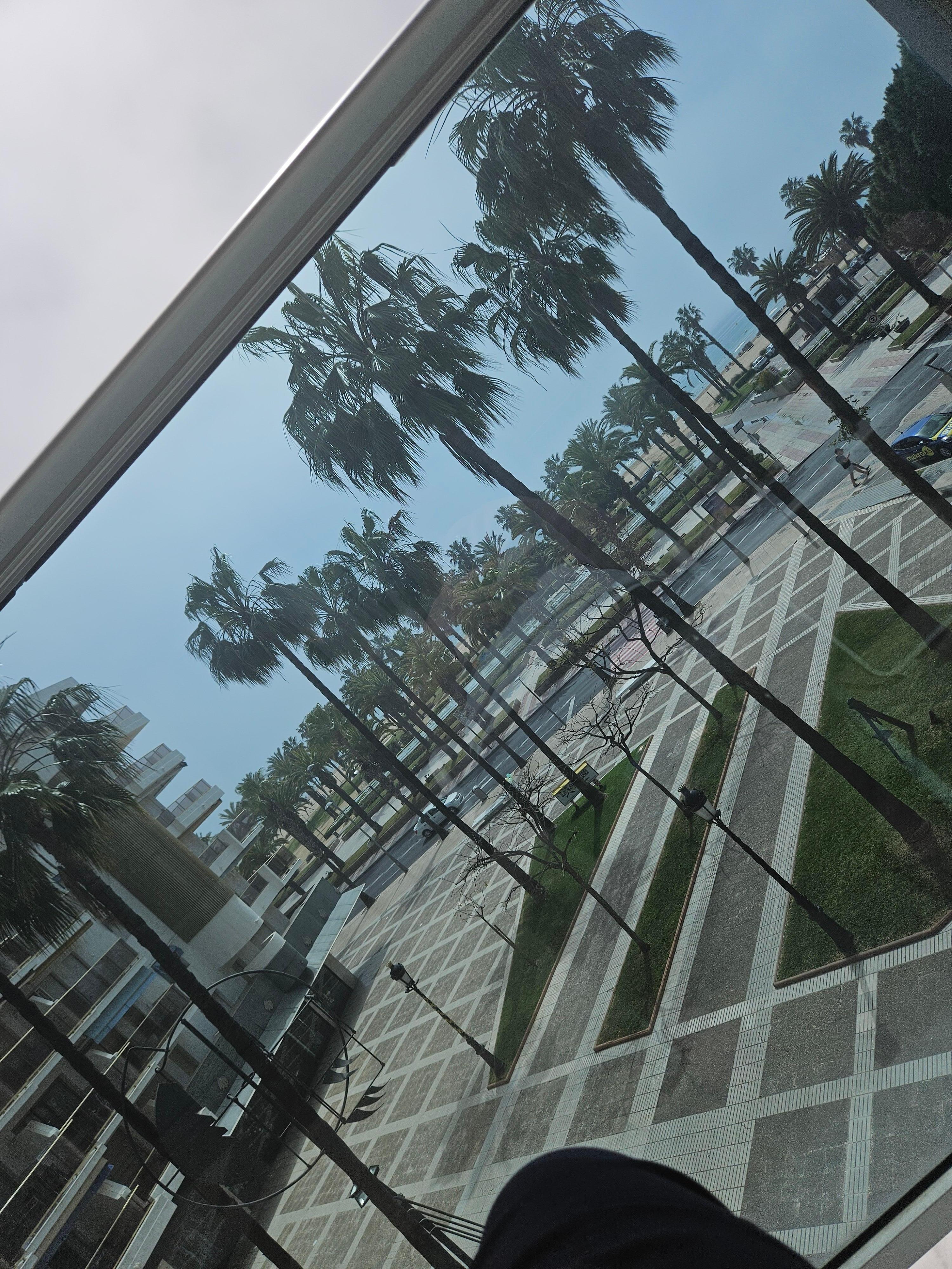 View from our balcony 