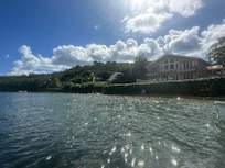 View of the house from the water.