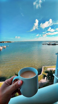 View from the balcony in the morning