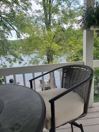 View from porch. High up away from bugs