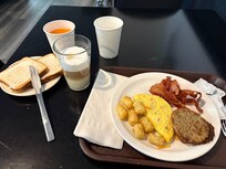 Breakfast was fantastic. Can't complain of anything at all. The server was very kind to offer everything. And I like it this way so not everybody is touching the handles/serving spoons of the breakfast to protect the health of the guests.