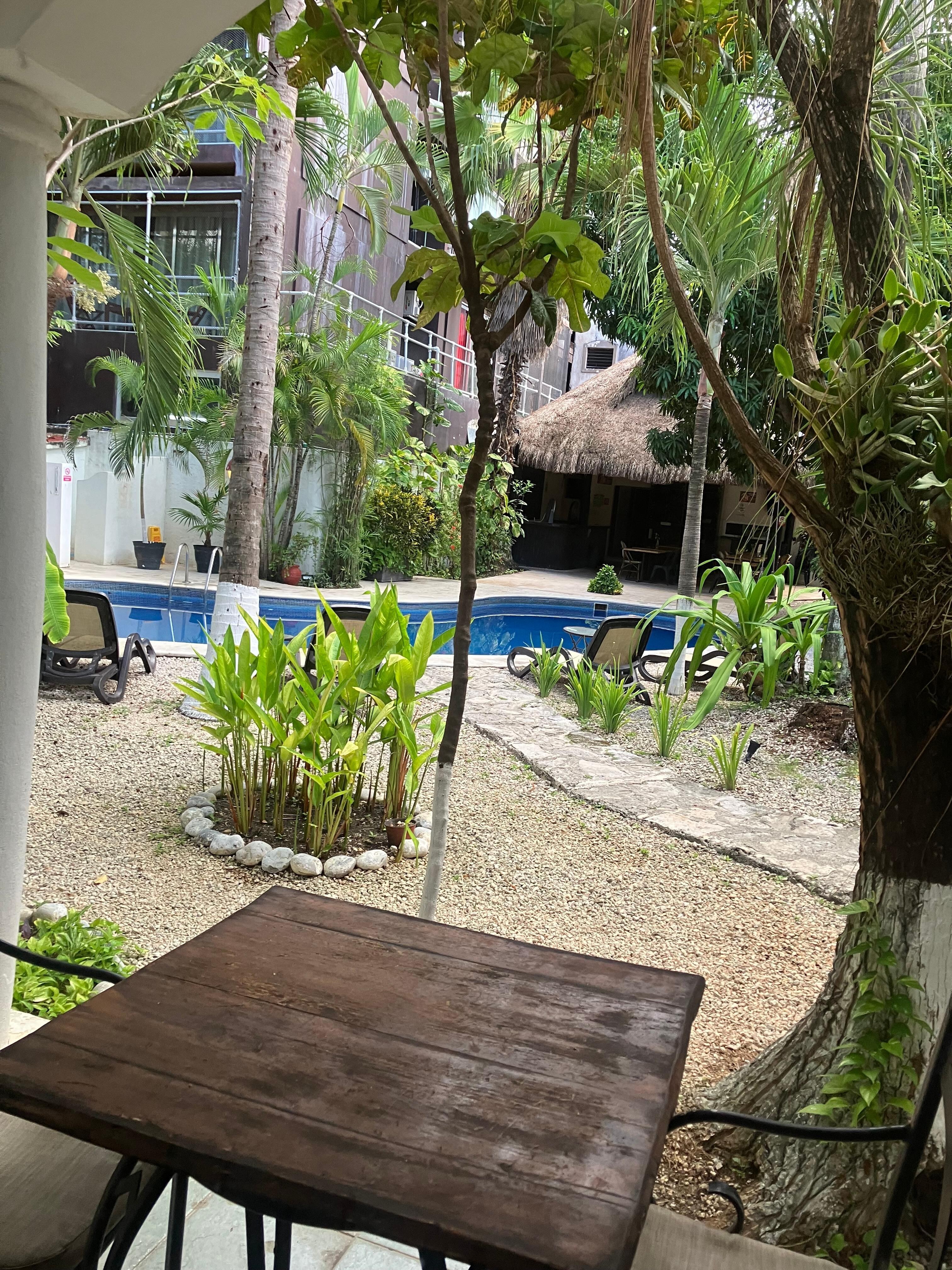 View from our room. 