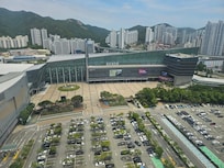 객실에서ㅈ보이는 벡스코 1전시장