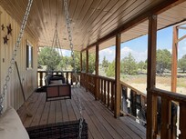 The porch was very nice.