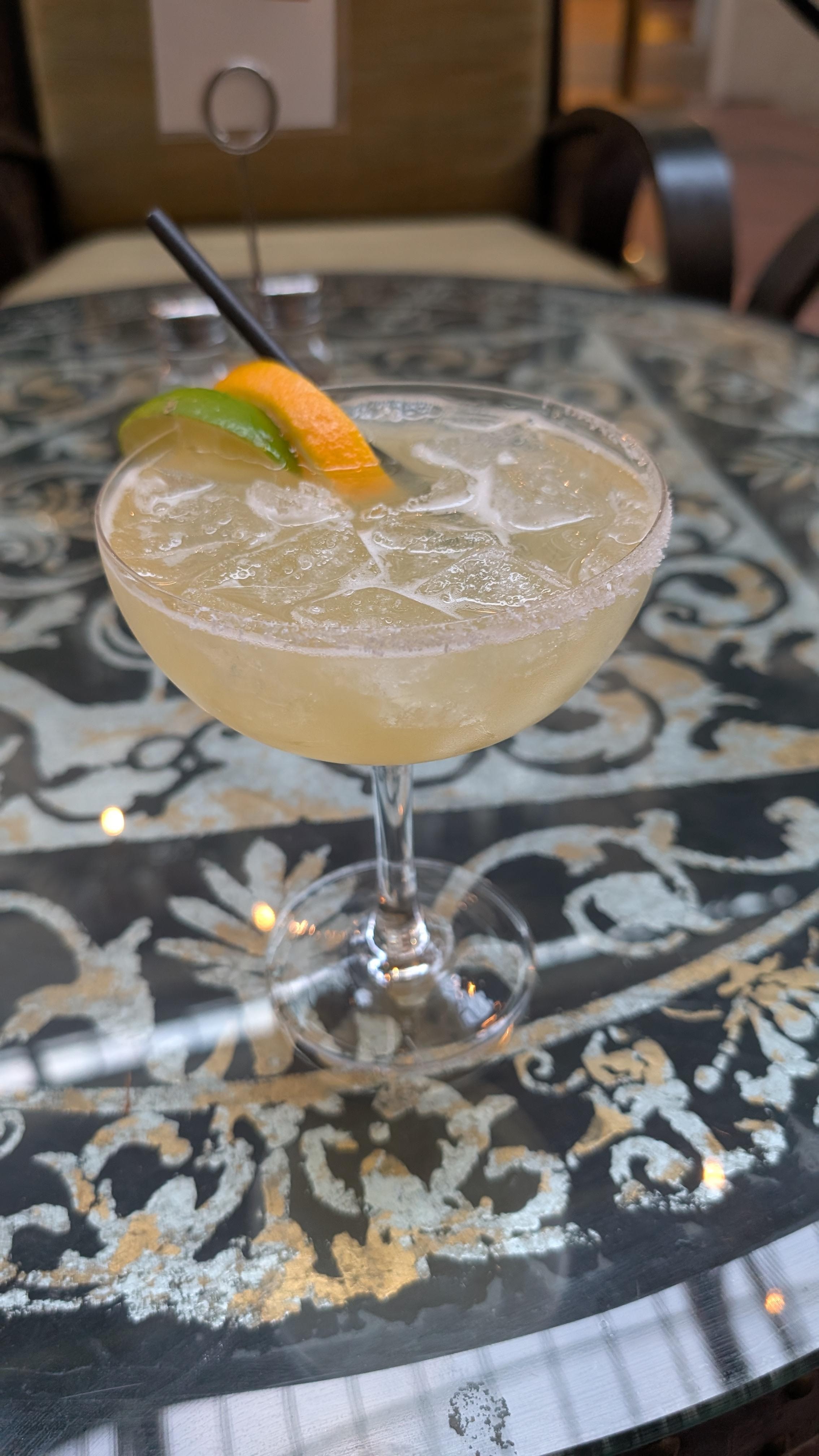 Margarita from Woolley's restaurant.