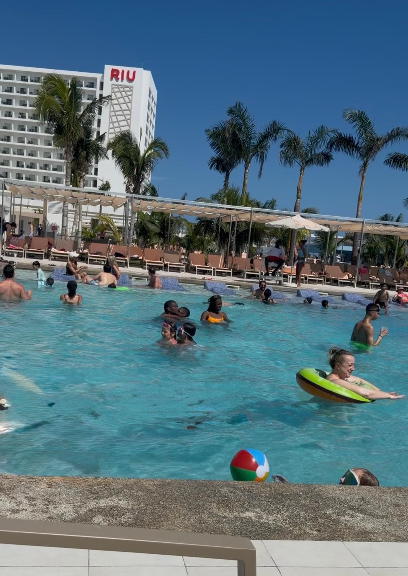 Poolside … beautiful 