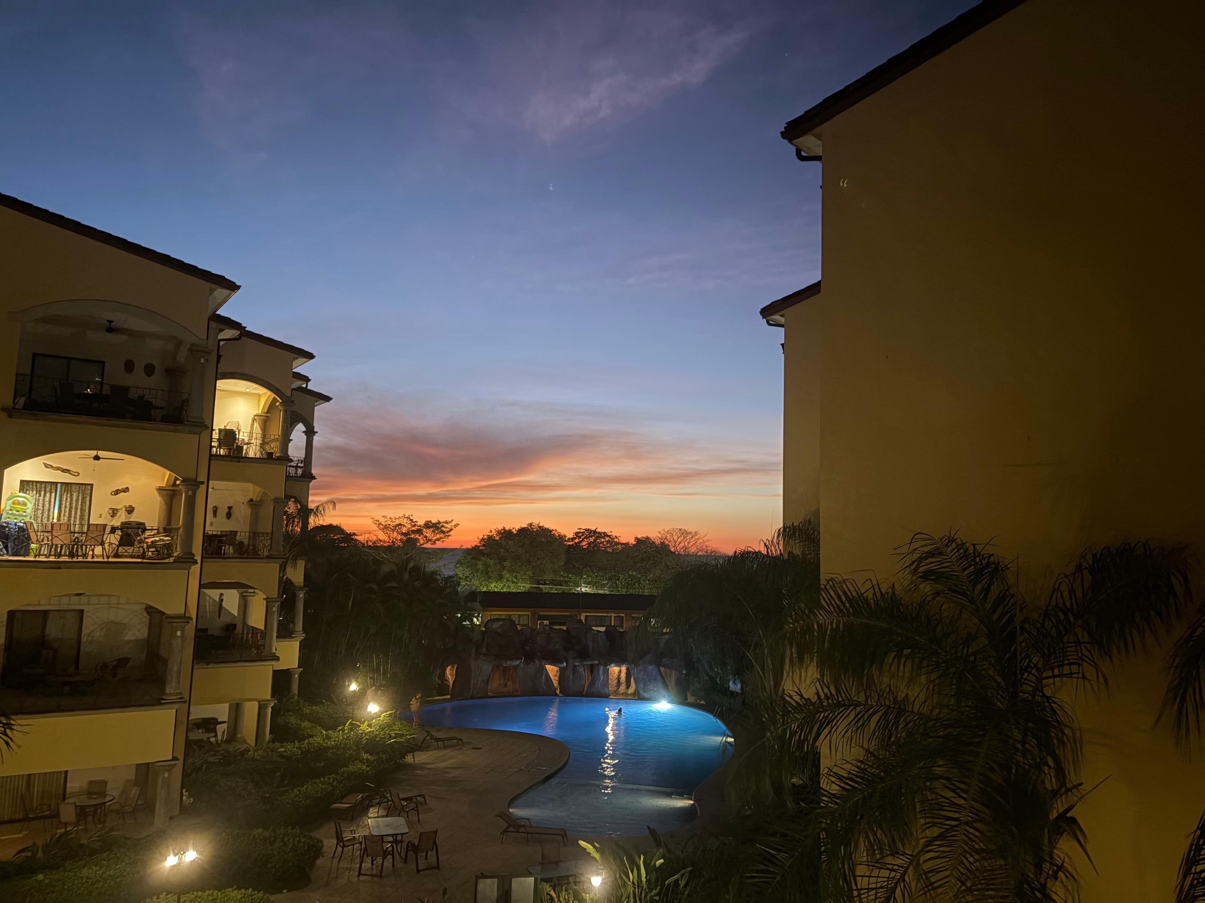 View from 2nd floor condo