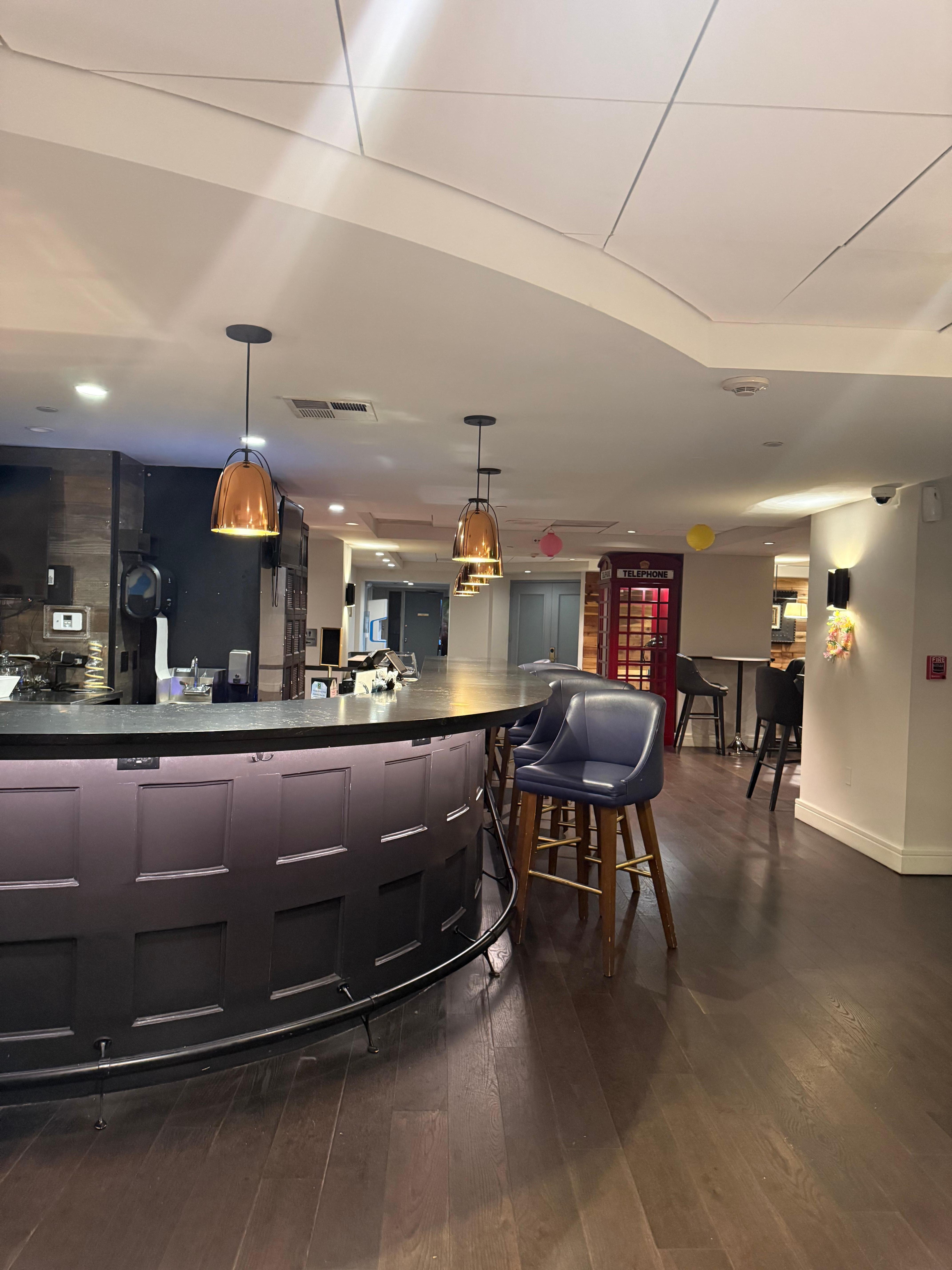 No bartender??  Sorry no pic of the room. 