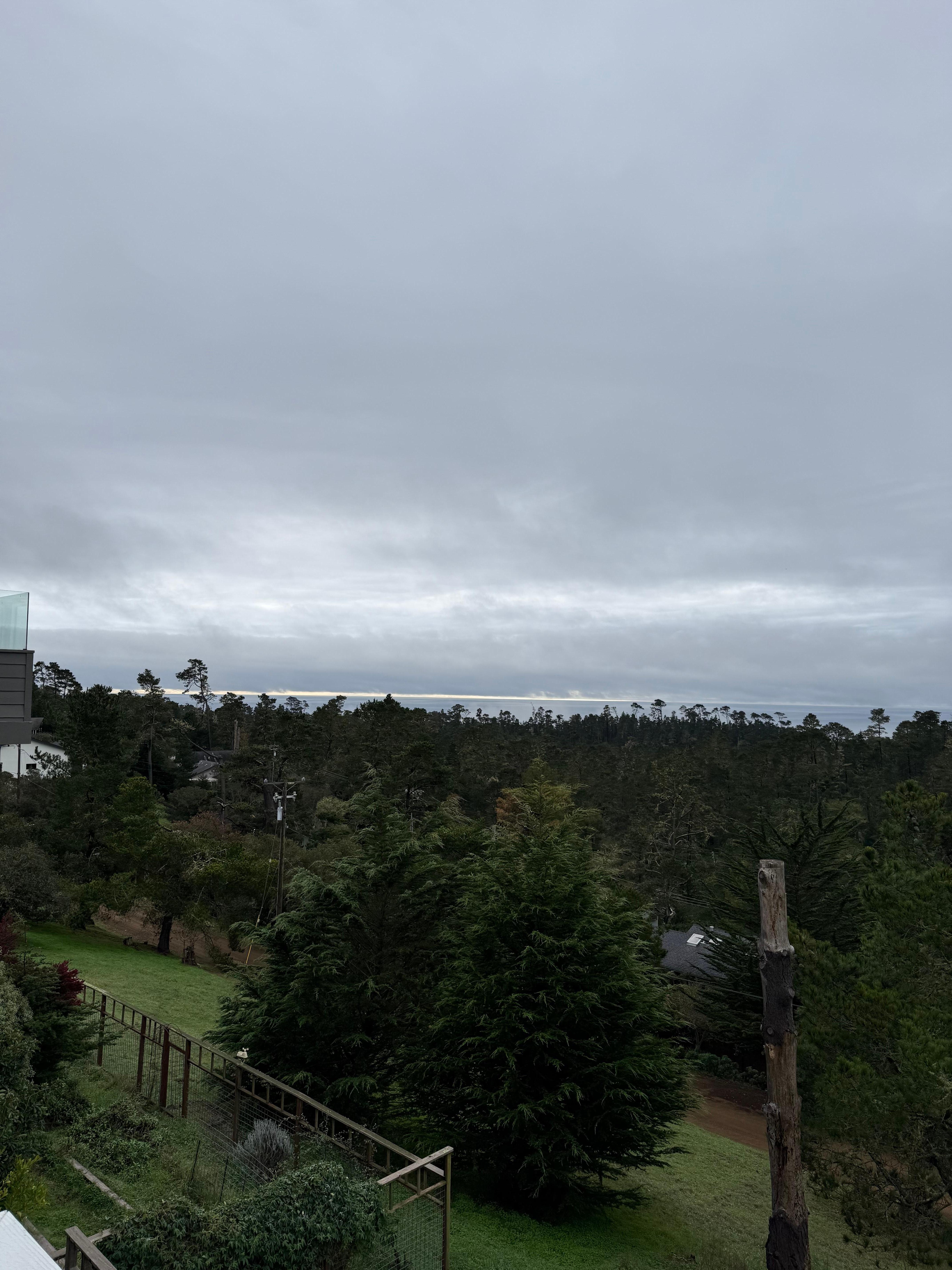 View from our deck upstairs 