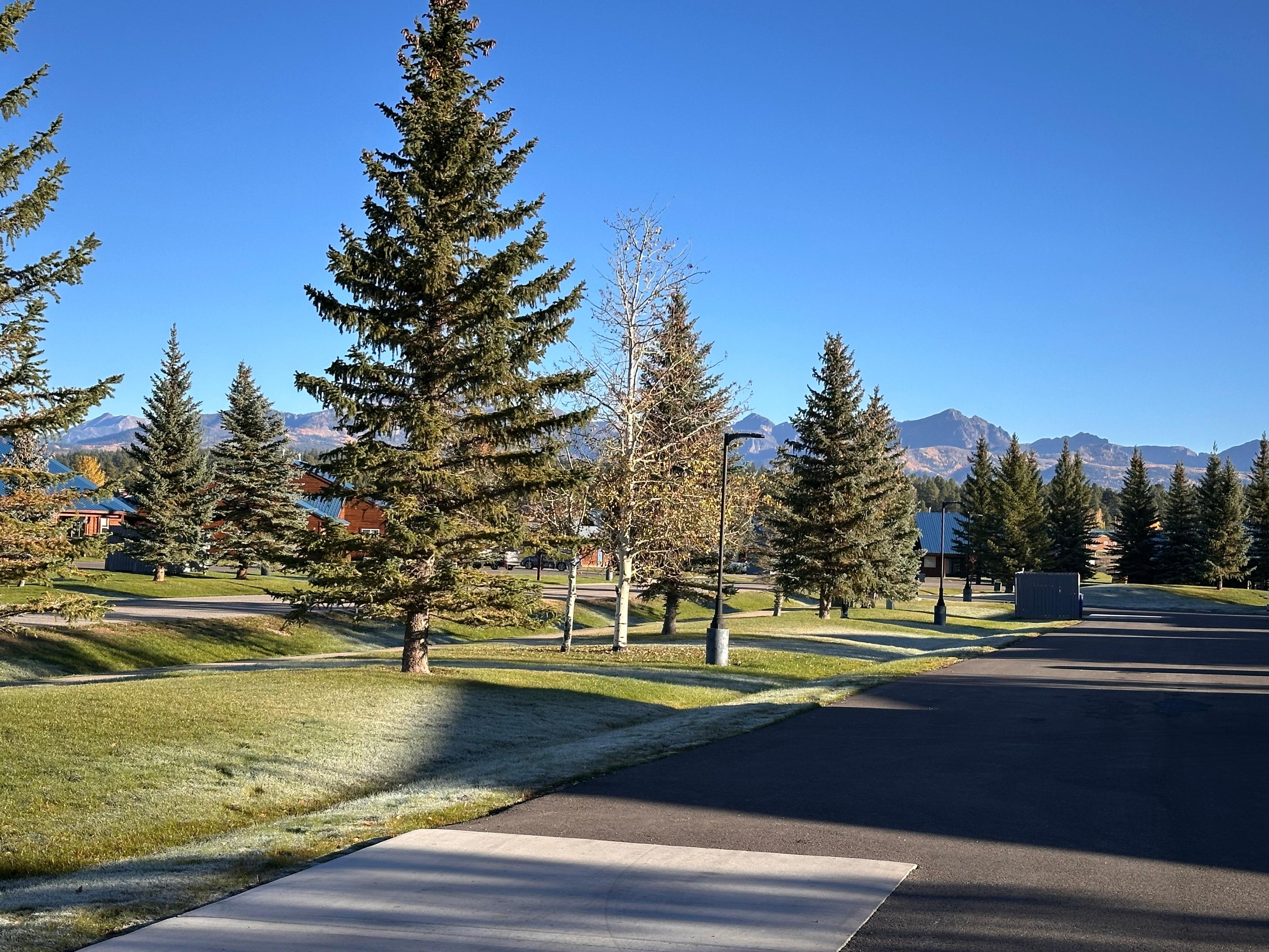 Mountain View from the driveway of our condo.